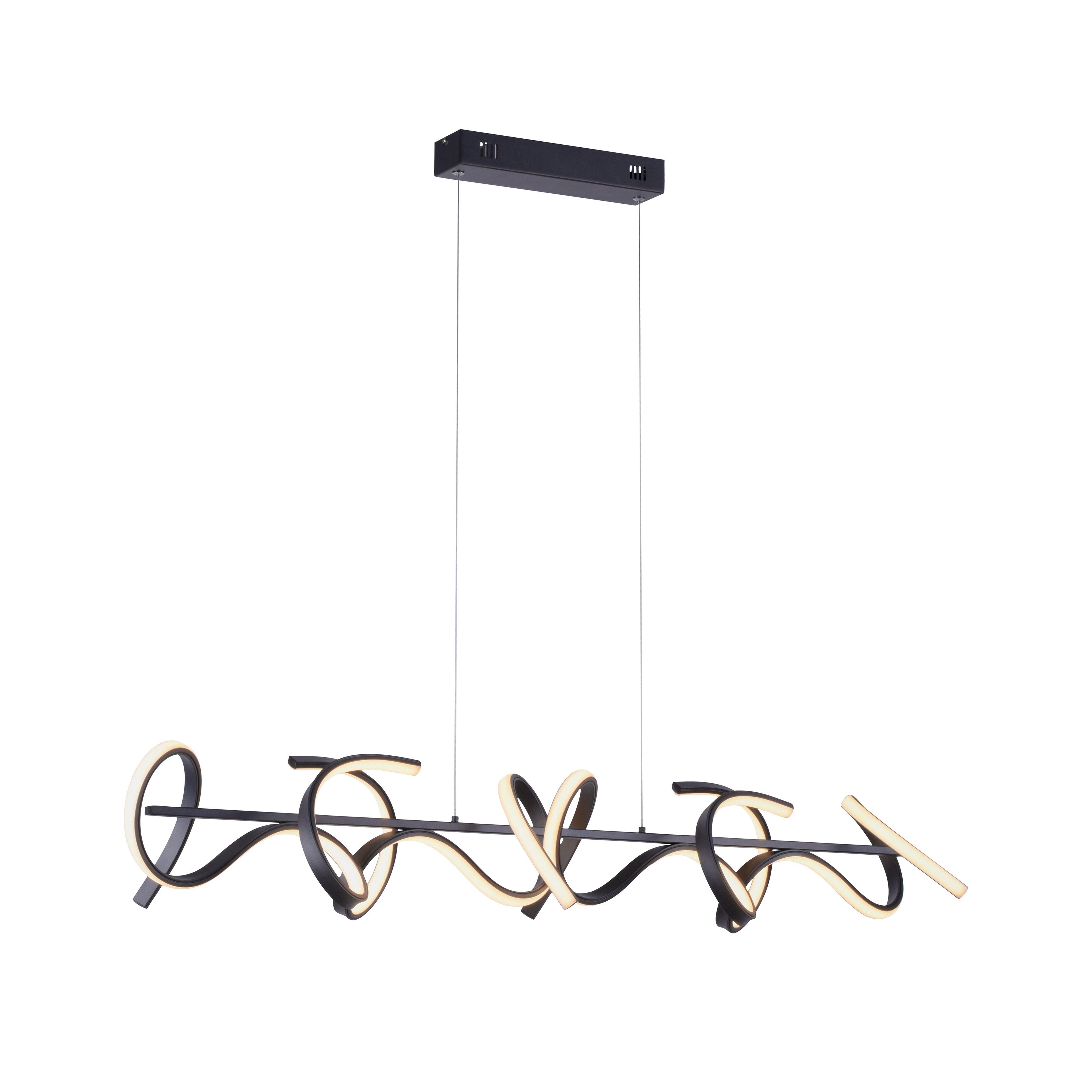 JUST LIGHT LED Deckenleuchte CURLS, Dimmfunktion, Memory, nach Trennung vom günstig online kaufen