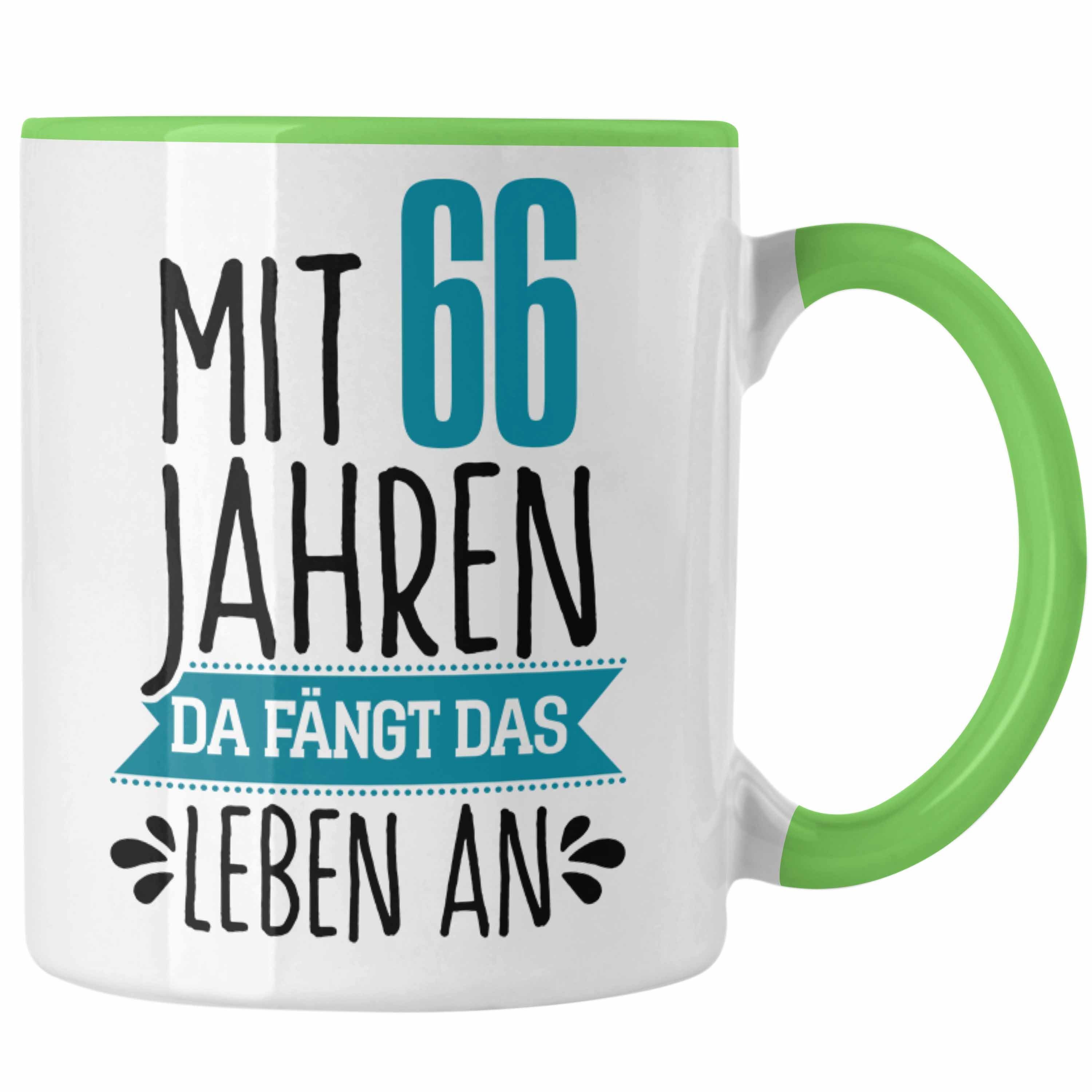 Trendation Tasse Trendation - Lustiges für T und Geburtstag Männer 66. Grün Frauen Geschenk