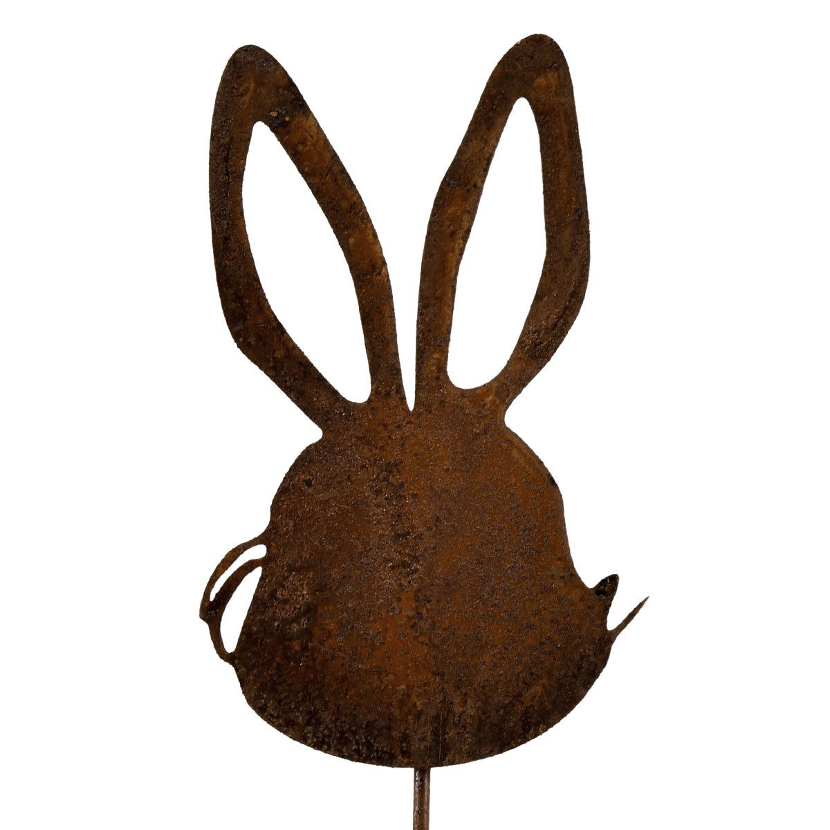 Florists Products Osterhase Rost Hasen Blumenstecker Deko 7,5x11,5cm 6er Set Osterdeko, 6 Stück