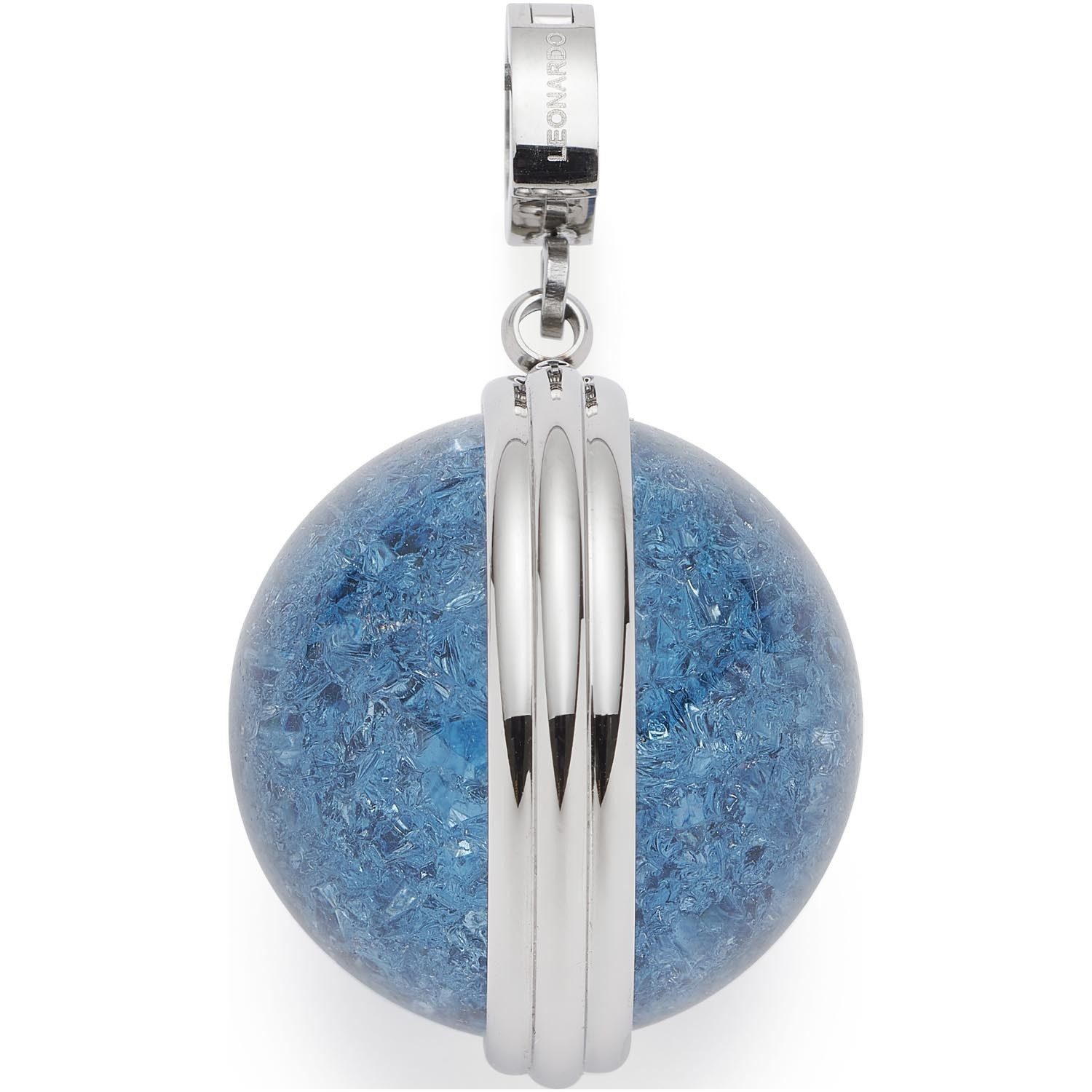 LEONARDO Kettenanhänger Leonardo Anhänger 025649 Blau Clip & Mix Snowball