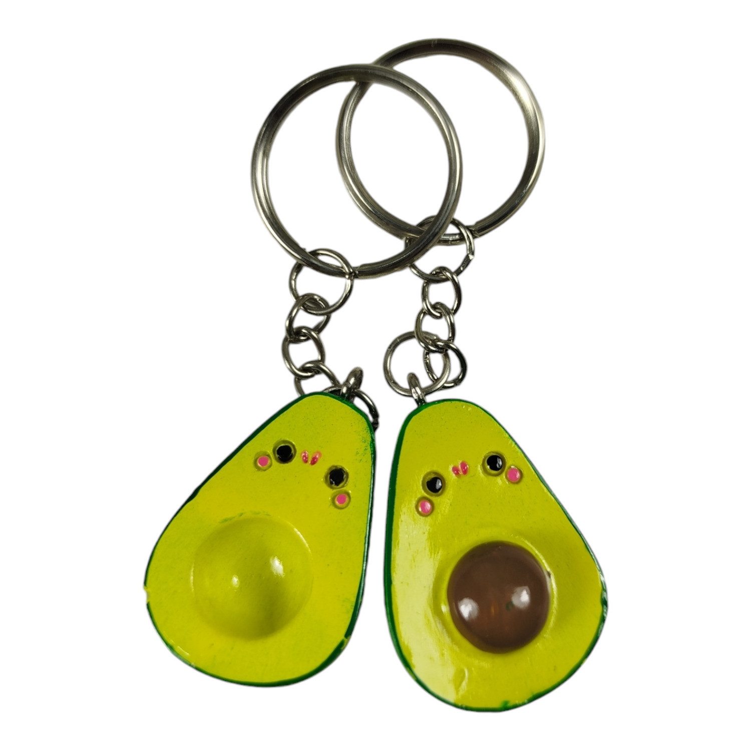 Puckator Schlüsselanhänger Avocado Schlüsselanhänger im 2er-Set für Pärchen