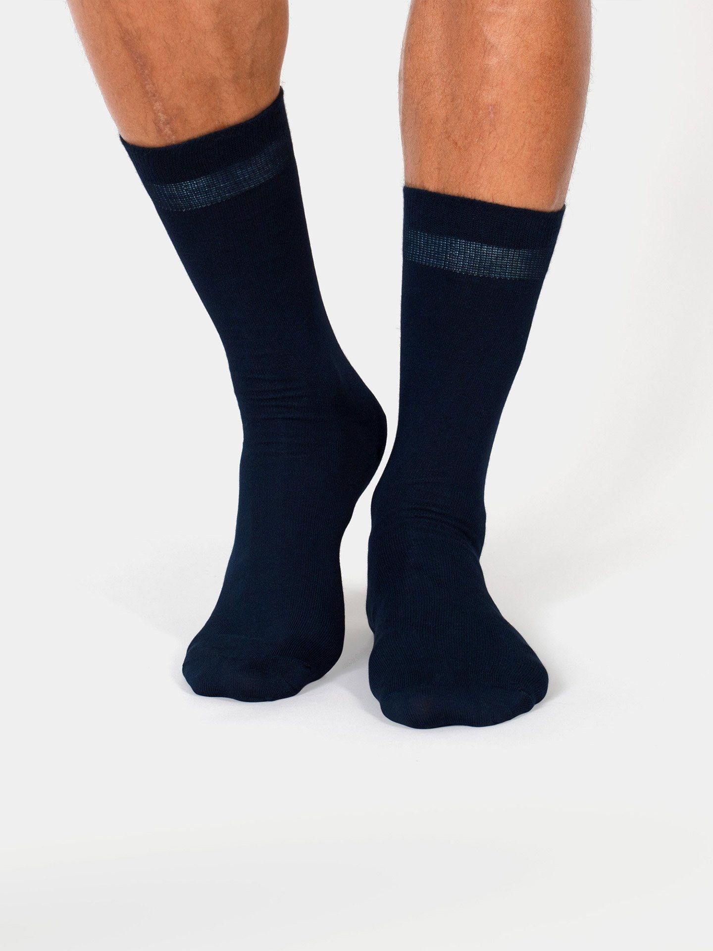 Erlich Textil Socken Maxi (3-Paar) mitternachtblau