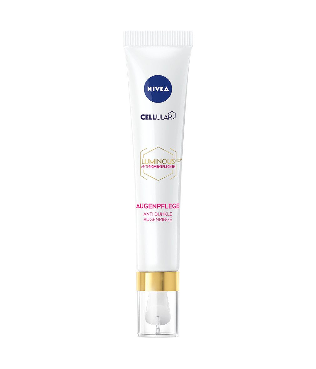 Nivea Augencreme Cellular Luminous630® Anti-Pigmentflecken Augenpflege Augencreme 15ml, 1-tlg., LUMINOUS630® gleicht Pigmentunregelmäßigkeiten aus