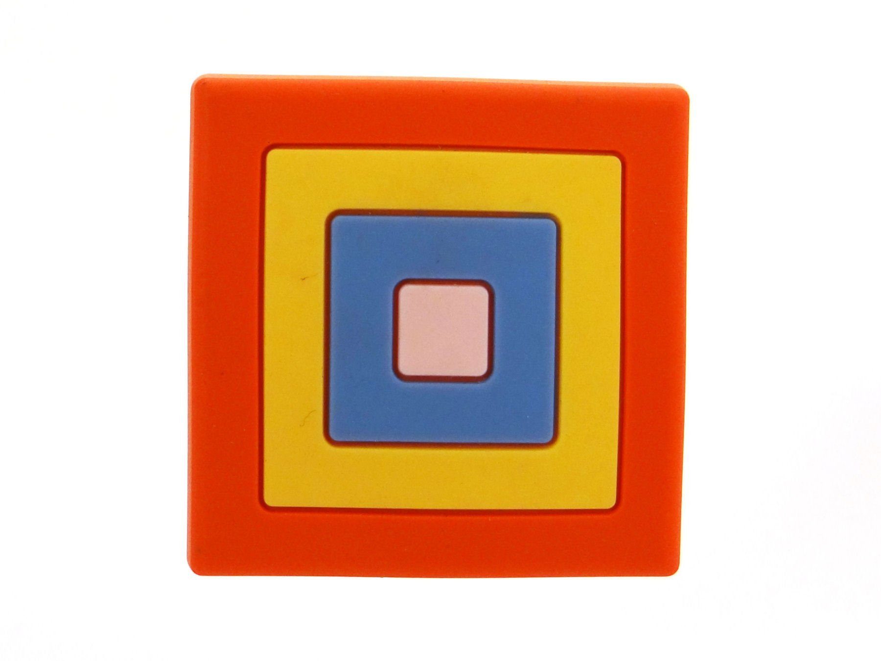 incl. aus Gummi, für Quadrat SO-TECH® Knopf Schraube Knauf Möbelknopf Kindermöbelknopf Kinderzimmer bunt