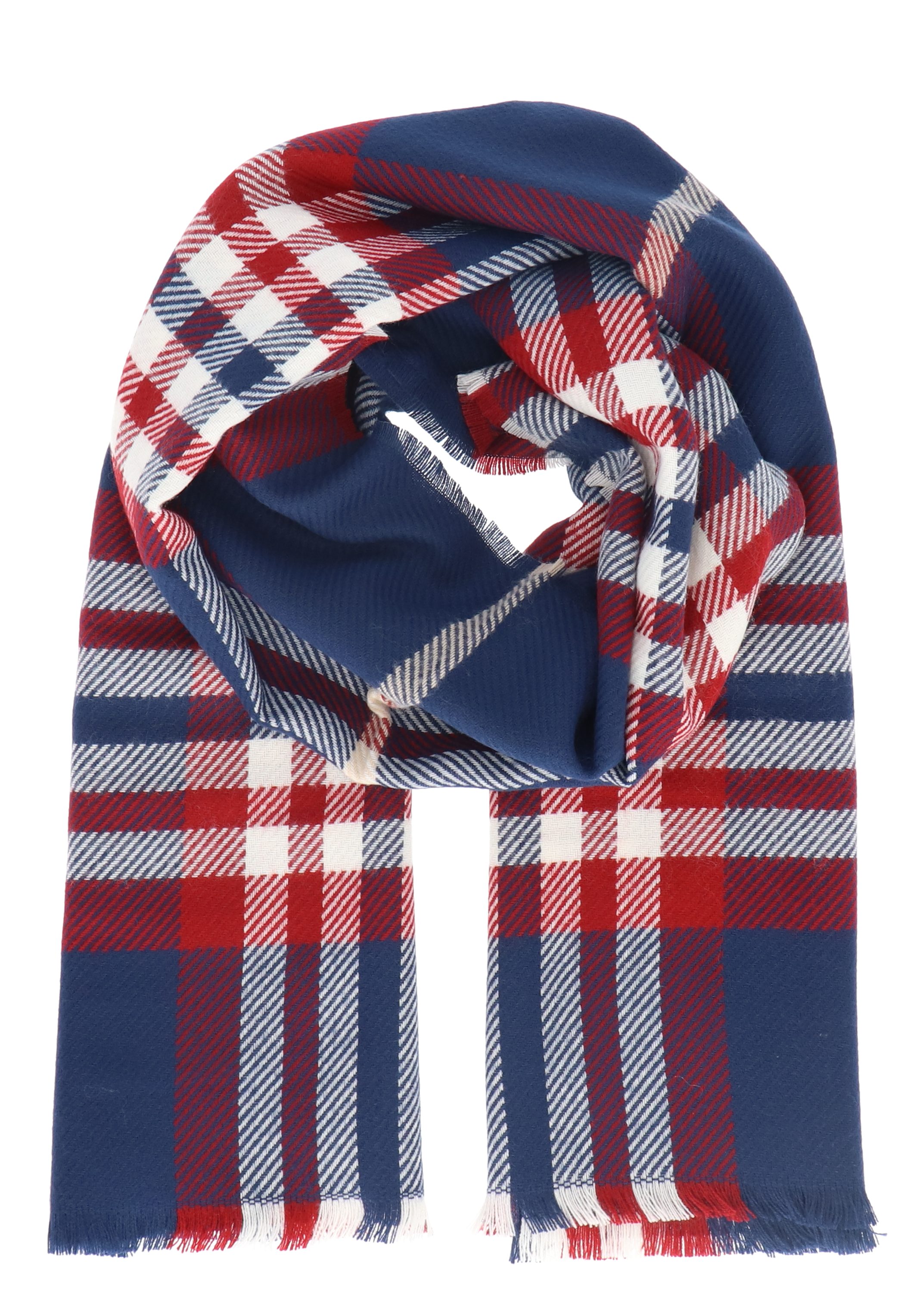 halsüberkopf Accessoires Modeschal Klassisches Karo, Karo trifft Farbe! günstig online kaufen