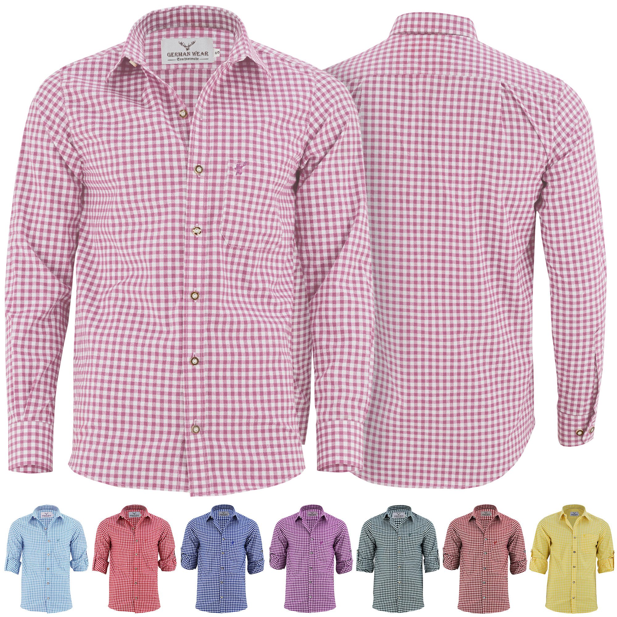 German Wear Trachtenhemd GW120x Trachtenhemd Langarm günstig online kaufen