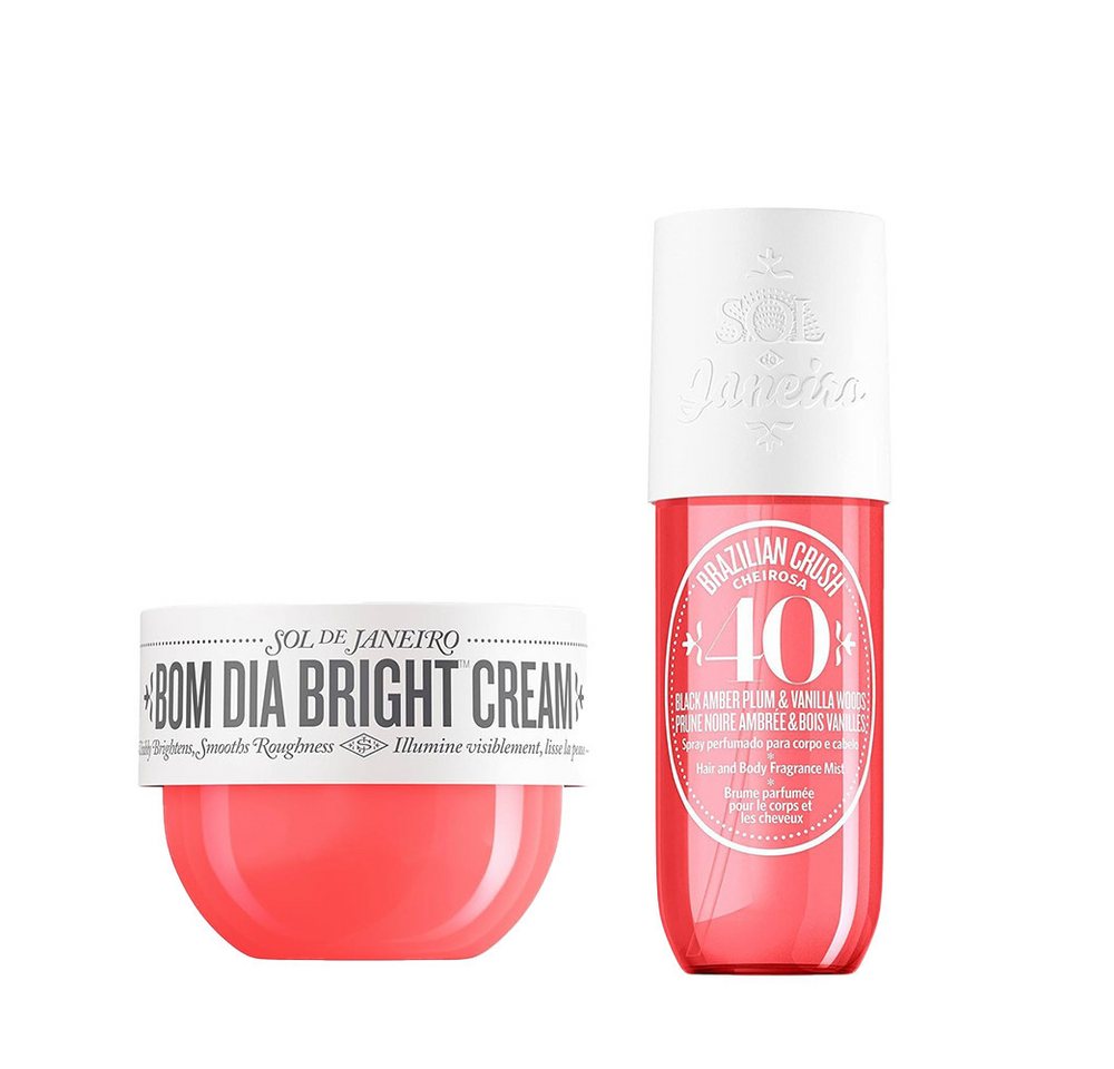 Sol de Janeiro Pflege-Geschenkset Sol de Janeiro Bom Dia Bright & Cheirosa 40 Pflege-Set, Body Cream & Duft-Mist für Pflege, Duft und Layering