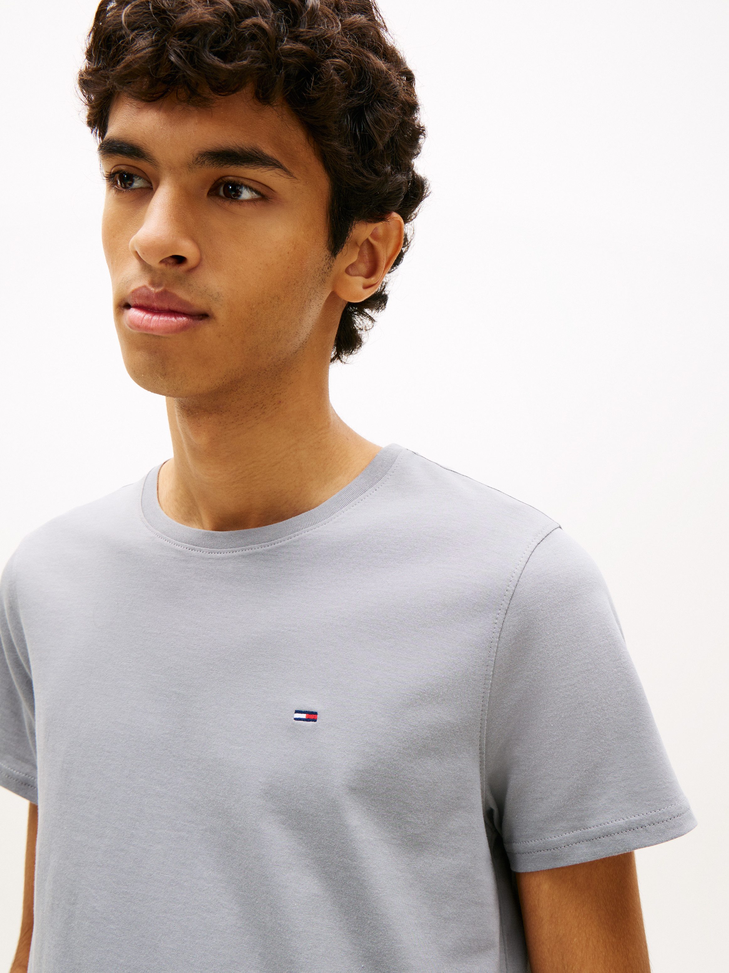 Tommy Jeans T-Shirt TJM ESSENTIAL SOLID TEE mit Rundhalsausschnitt und deze günstig online kaufen
