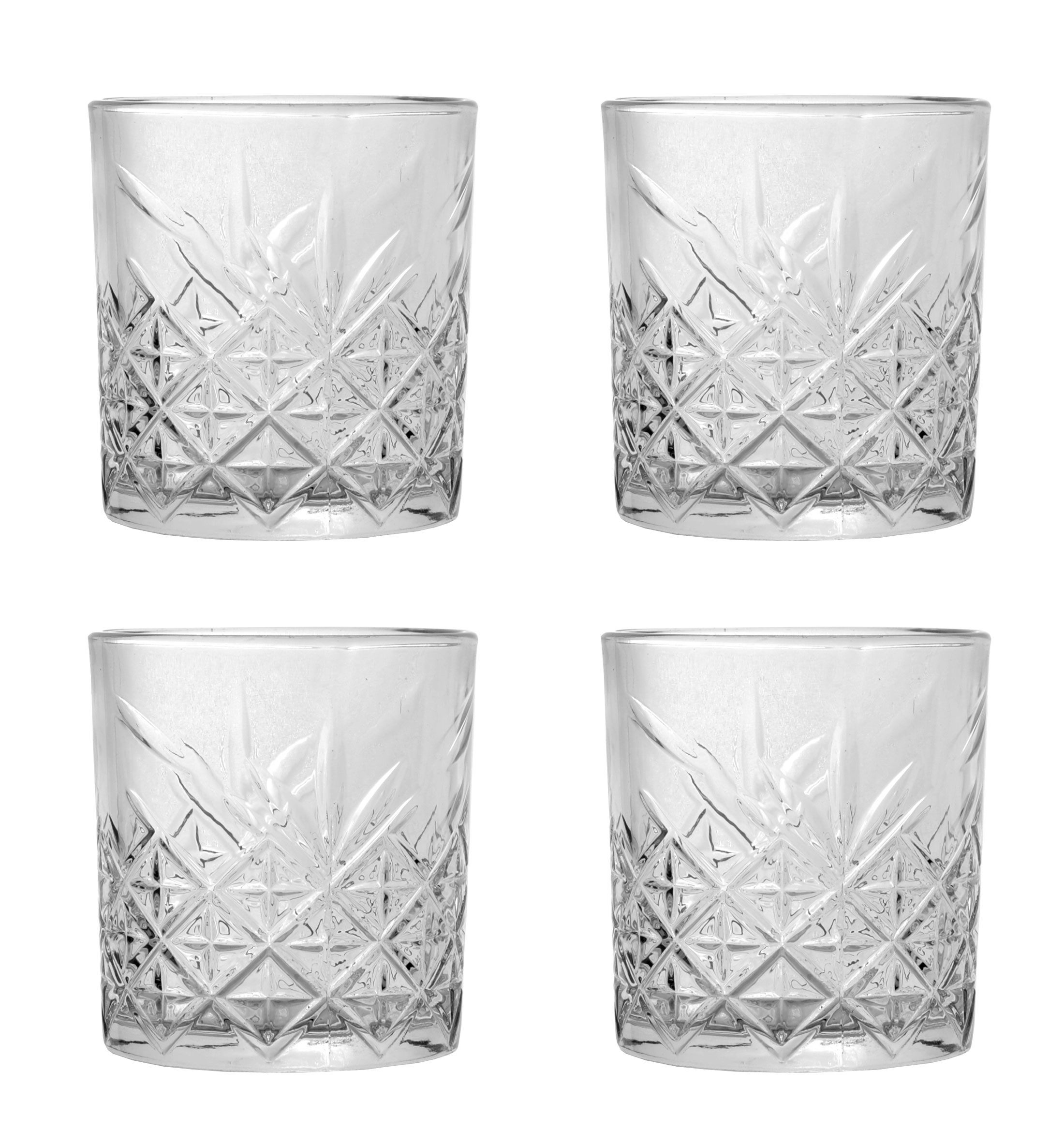 KS-Direkt Whiskyglas Whiskyglas Скло Set Kristallglas 340 ml Whisky-Glas, Spühlmaschinenfest