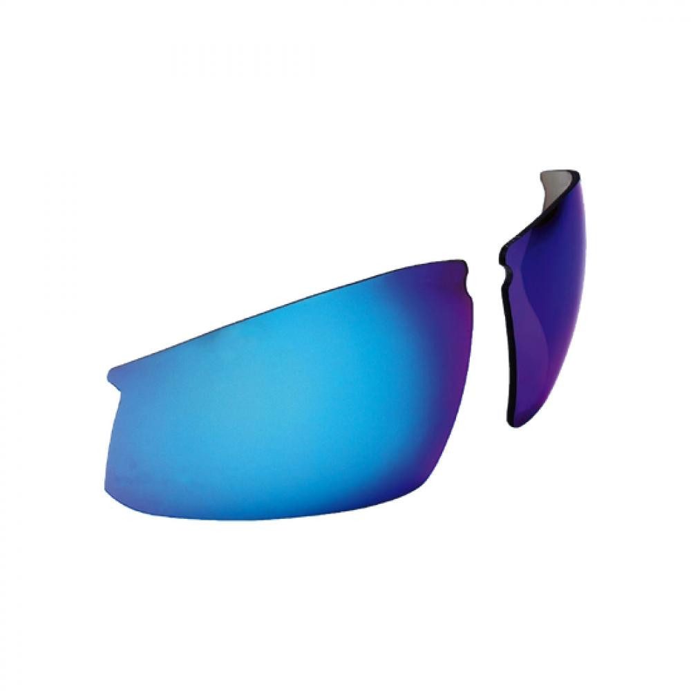 BBB Fahrradbrille Glaeser Impress blau mirro rauchfarbe