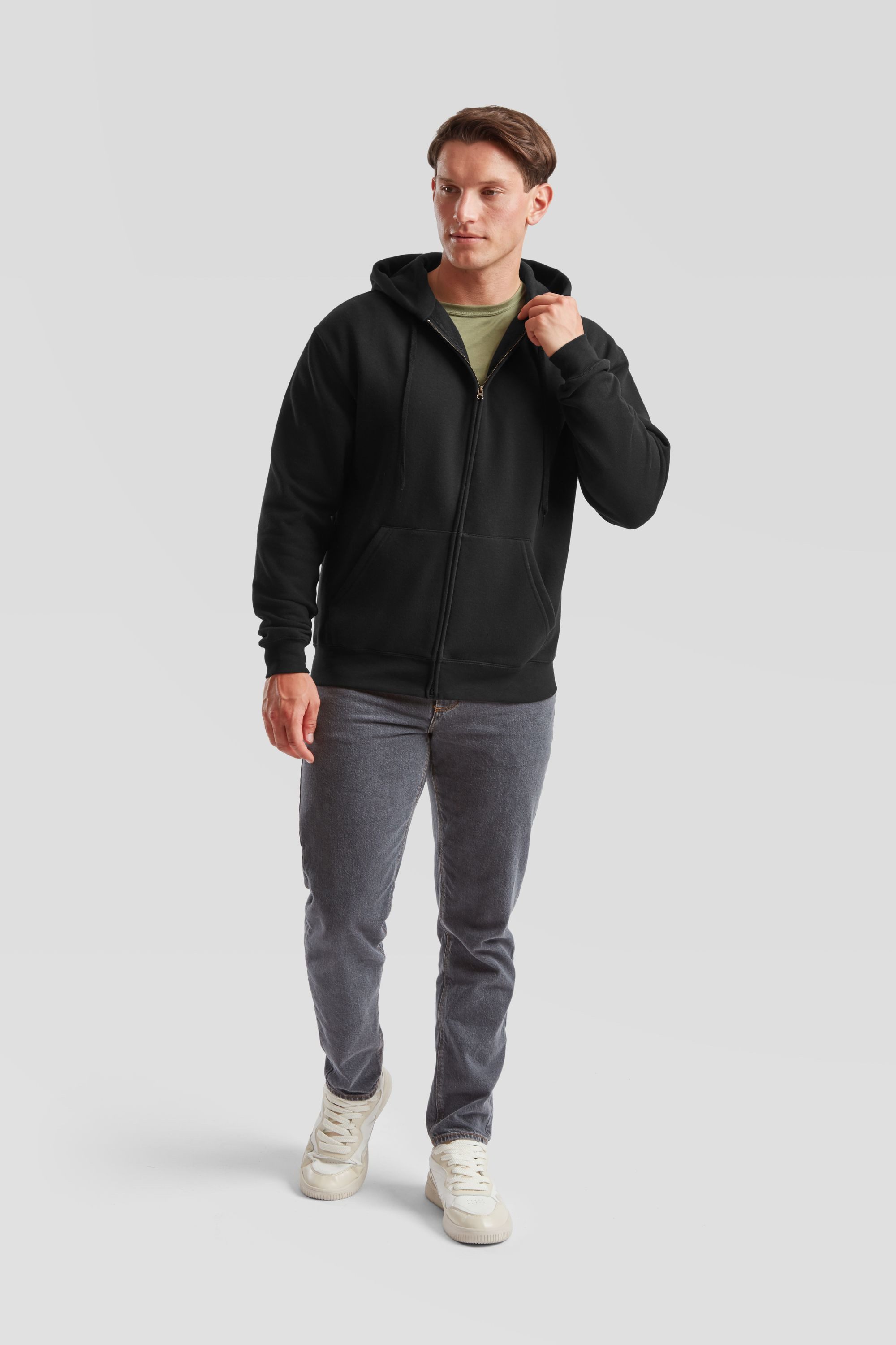Fruit of the Loom Sweatjacke Premium Hooded Sweat Jacket
