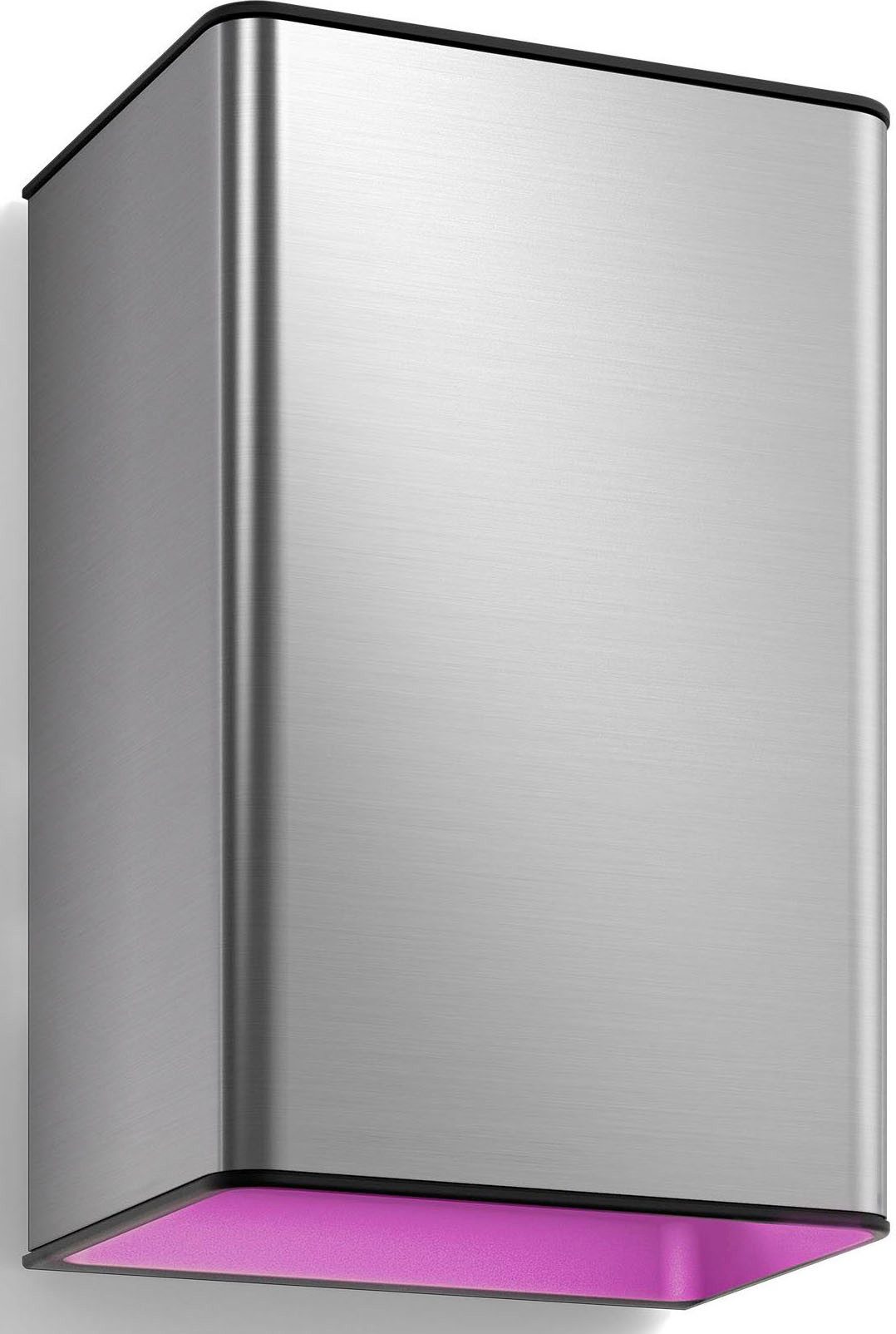 Philips Hue Außen-Wandleuchte White & Color Ambiance Resonate Wandleuchte silber, Abschaltautomatik, Bluetooth, CCT - über Fernbedienung, Dimmfunktion, Farbsteuerung, Farbwechsel, Leuchtdauer einstellbar, Memoryfunktion, Nachtlichtfunktion, RGB, Smart Home, Timerfunktion, dimmbar über Fernbedienung, erweiterbar, mehrere Helligkeitsstufen, LED fest integriert, RGB, Outdoor