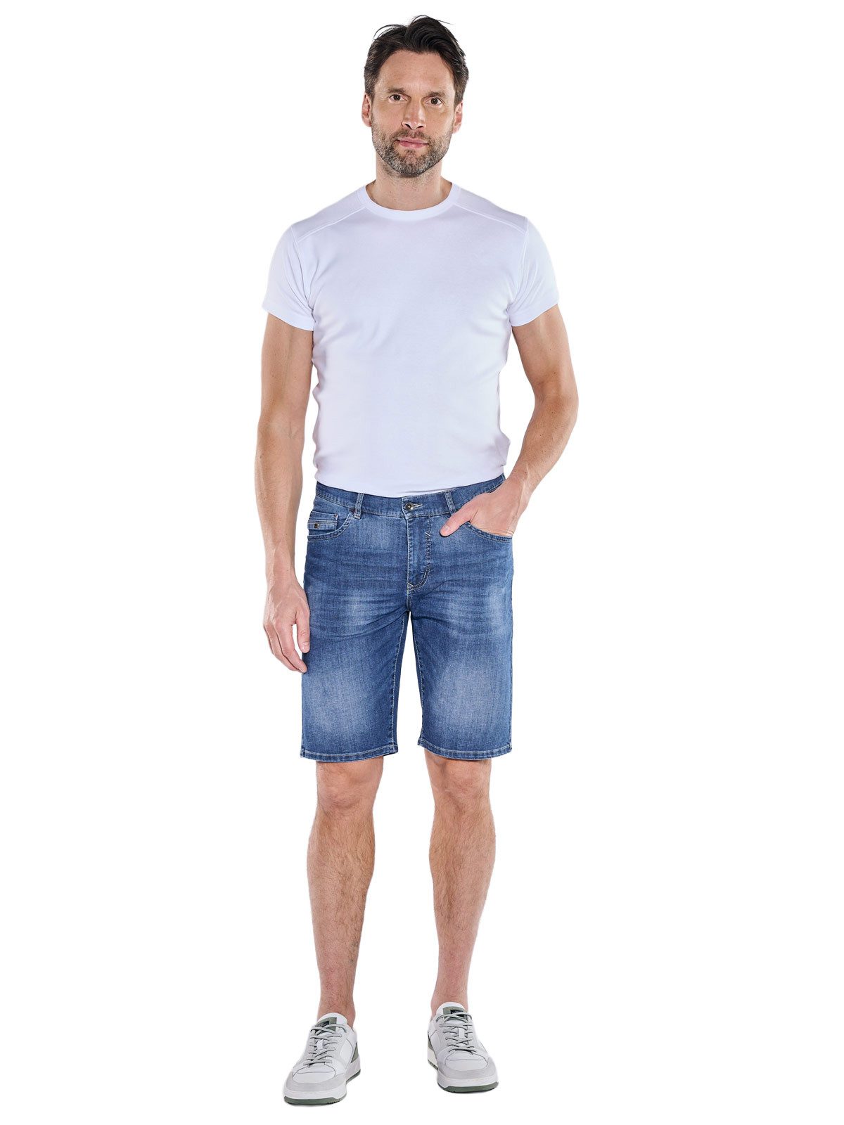 Engbers Jeansshorts Herren Shorts, Saphirblau