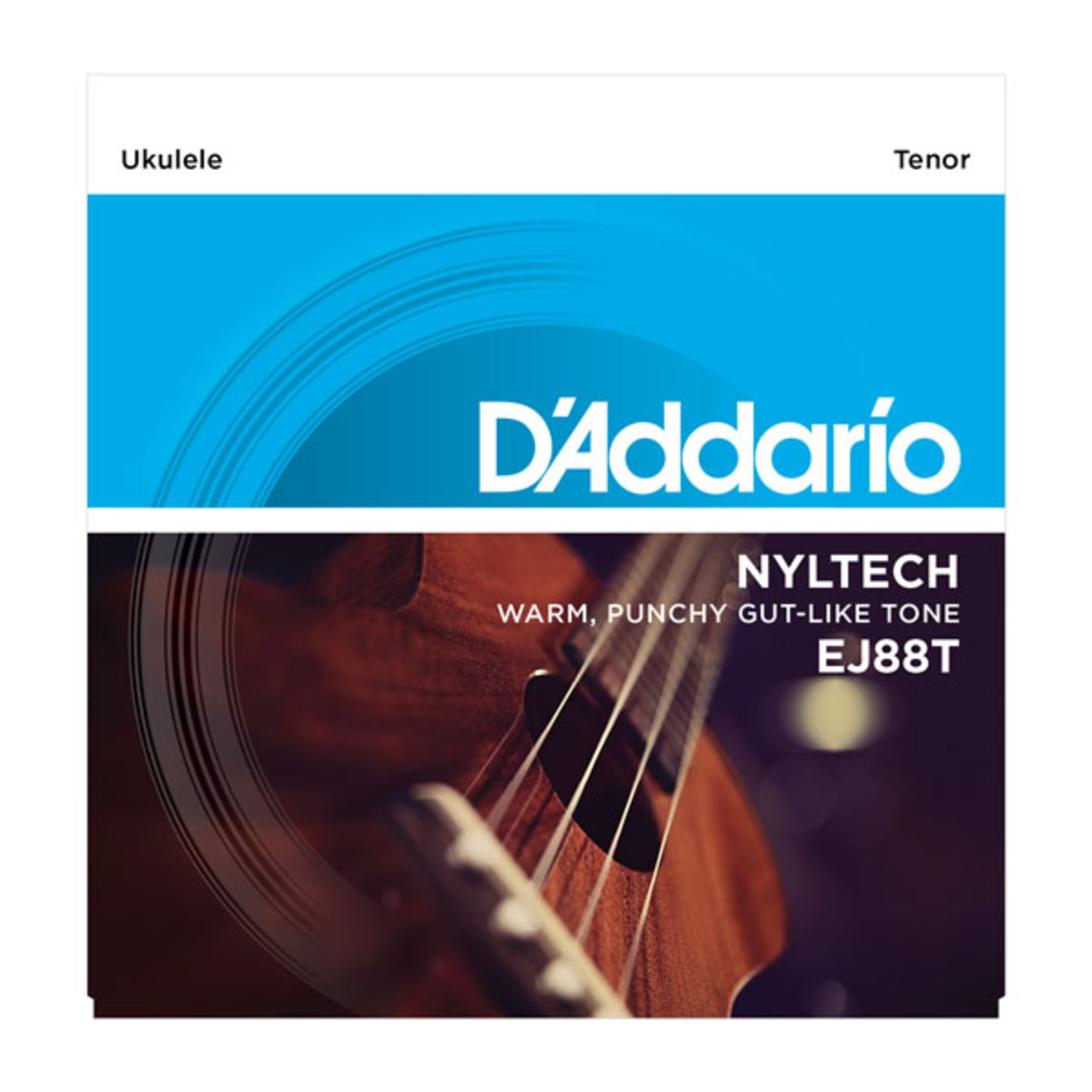 Daddario Spielzeug-Musikinstrument, Ukulele Saiten EJ88T Tenor Nyltech 26-32-38-28 - Saiten