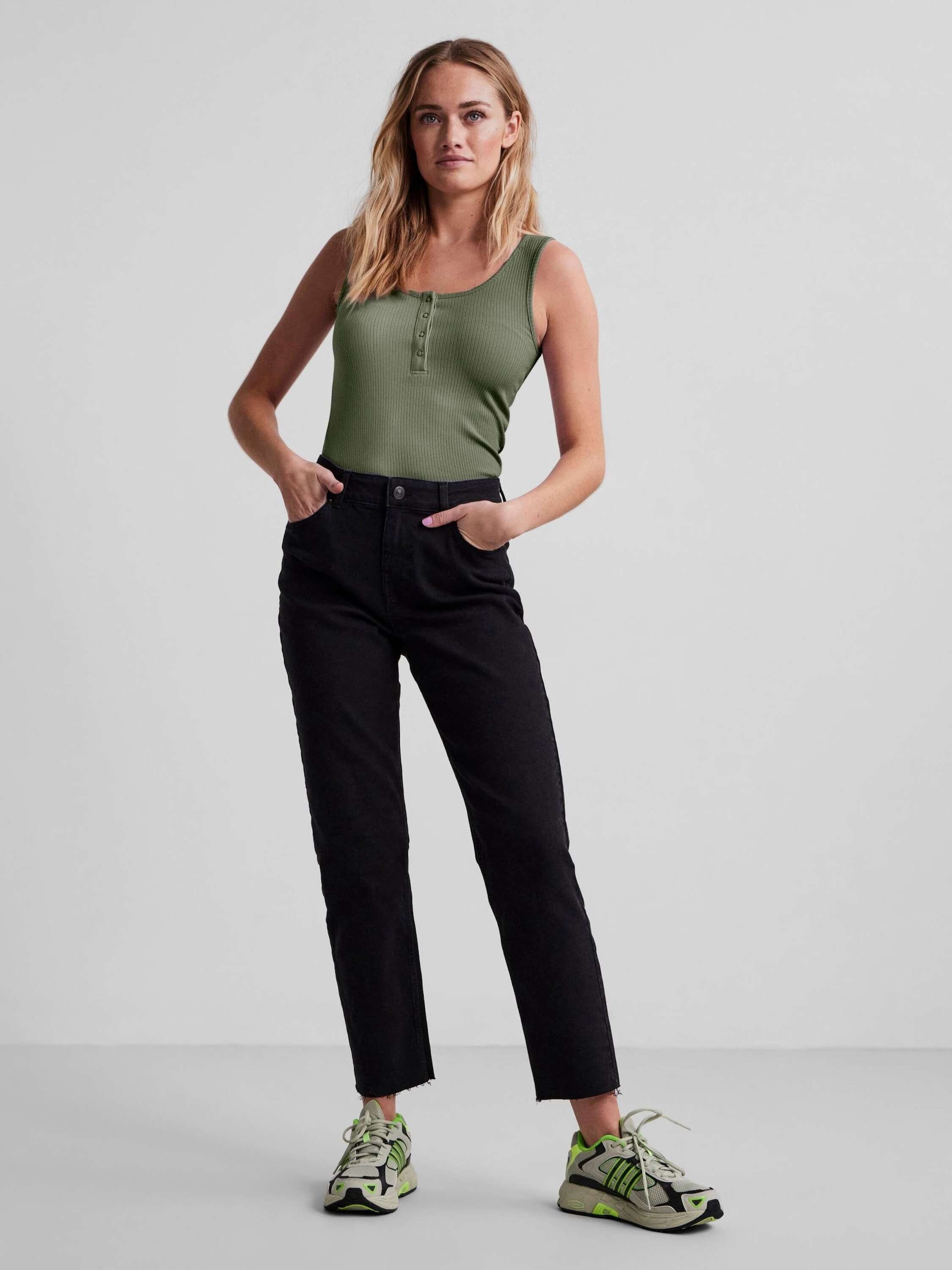 pieces Shirttop Kitte (1-tlg) Plain/ohne Details – Bild 2 von 5