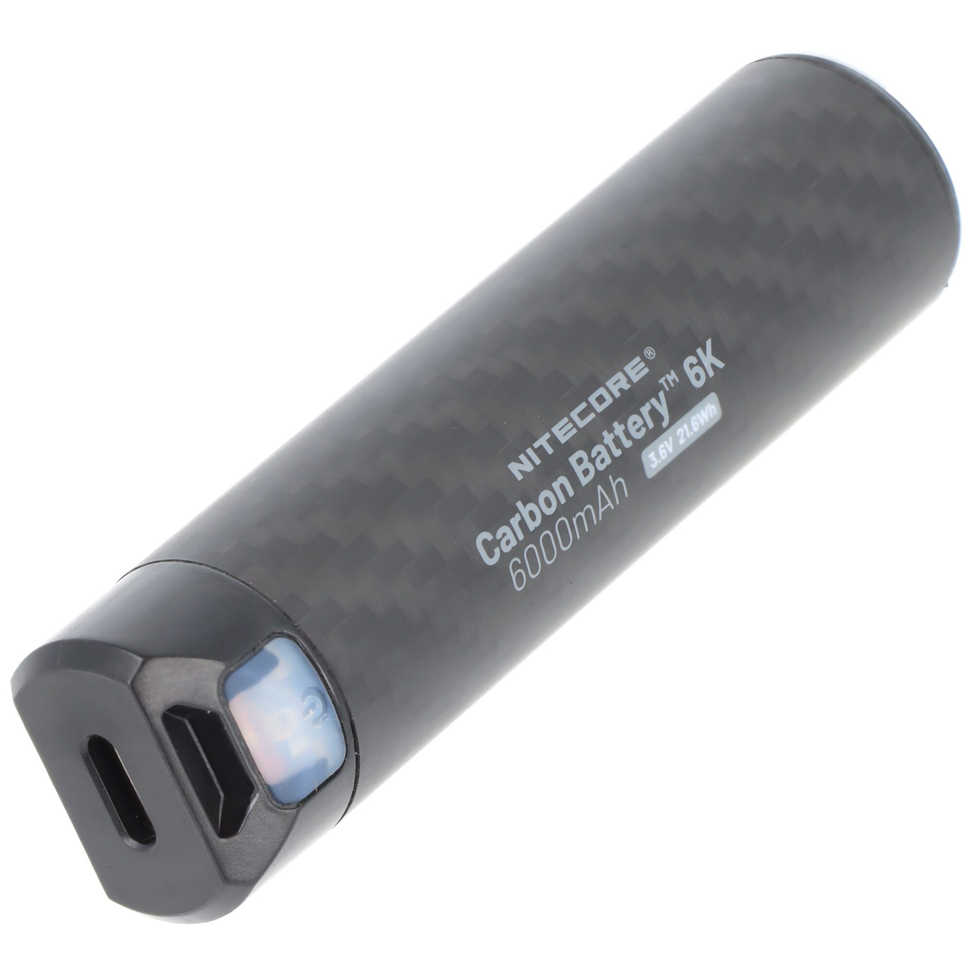 Nitecore Nitecore Carbon Battery 6K, Powerbank CB6K mit 6000mAh Kapazität, ult Akku 6000 mAh (3,7 V)