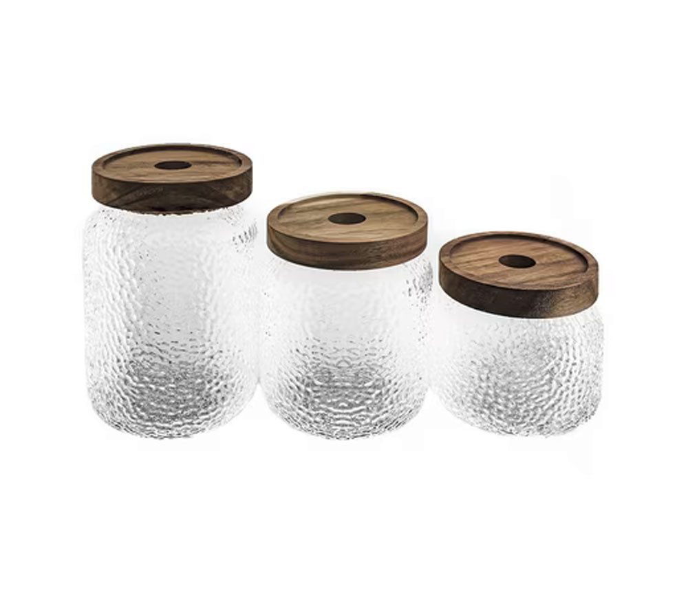 Mulex Vorratsglas Mulex Aufbewahrungsgläser Set Visby, Borosilikatglas, (Set, 3-tlg), hochwertige Vorratsgläser inkl. Deckel von Mulex – Bild 5 von 5