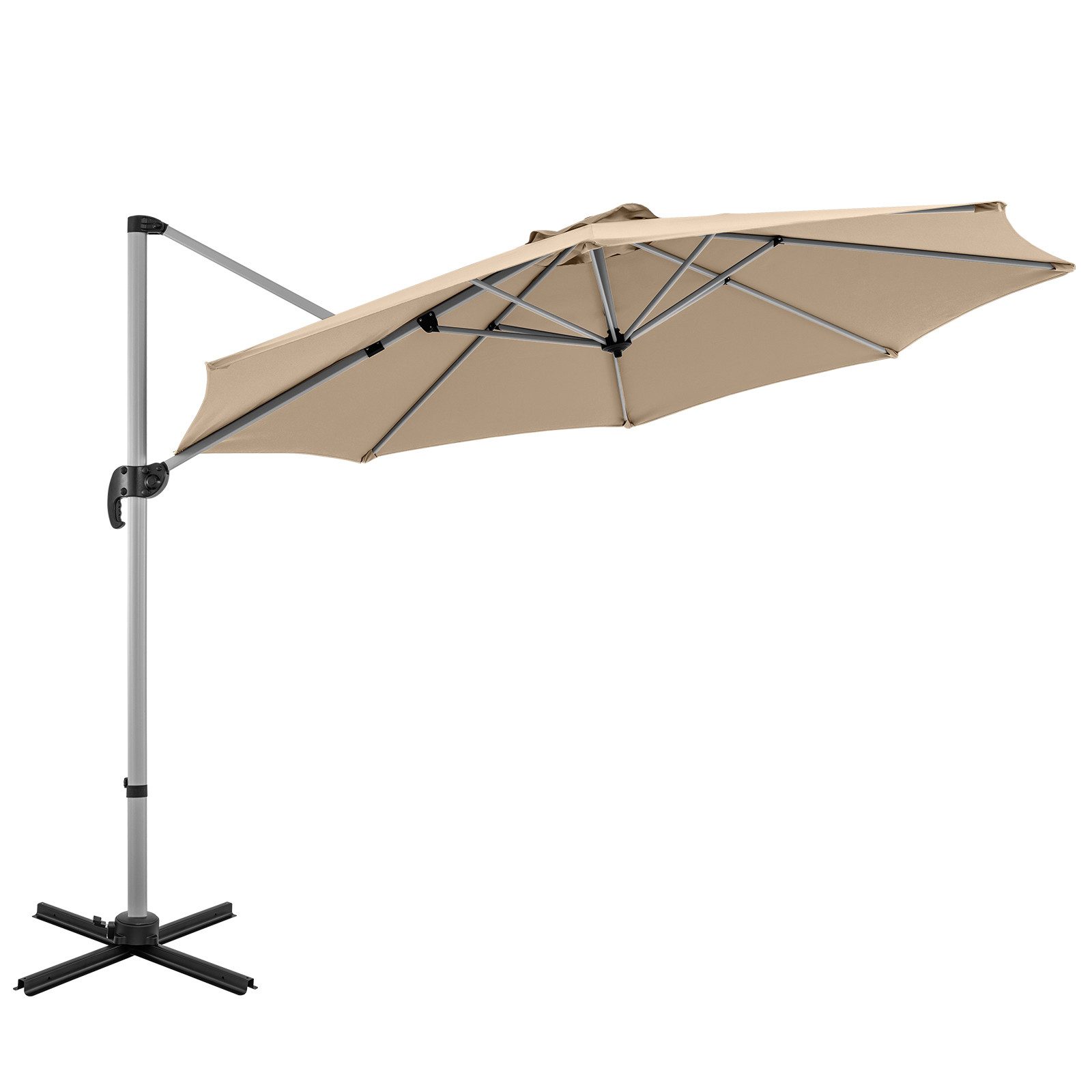 COSTWAY Sonnenschirm, Ø 330 cm, um günstig online kaufen