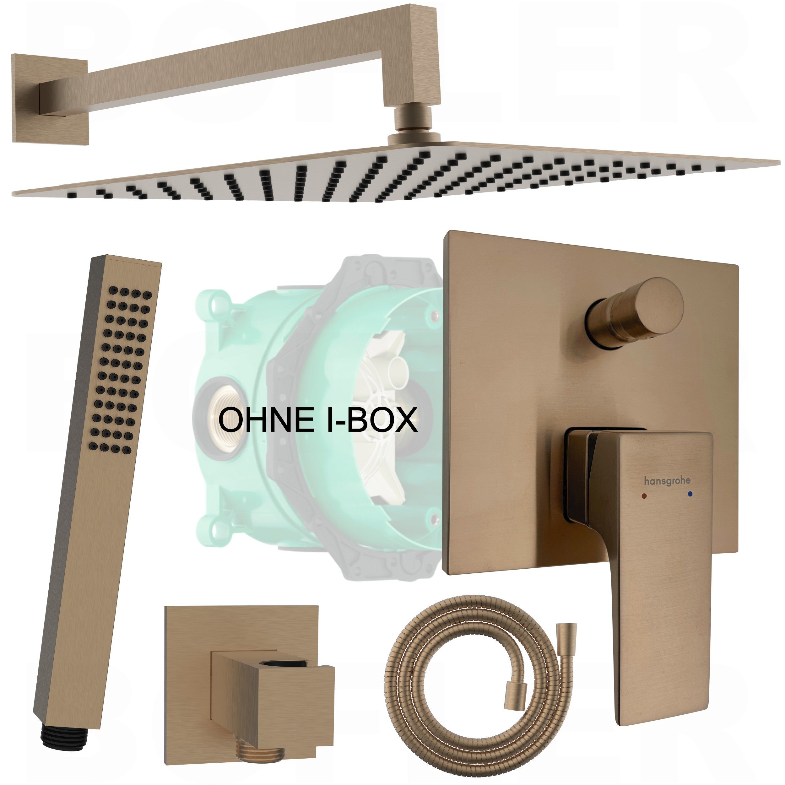 hansgrohe Duscharmatur Duschsystem mit Metropol Unterputz Mischer für zwei günstig online kaufen