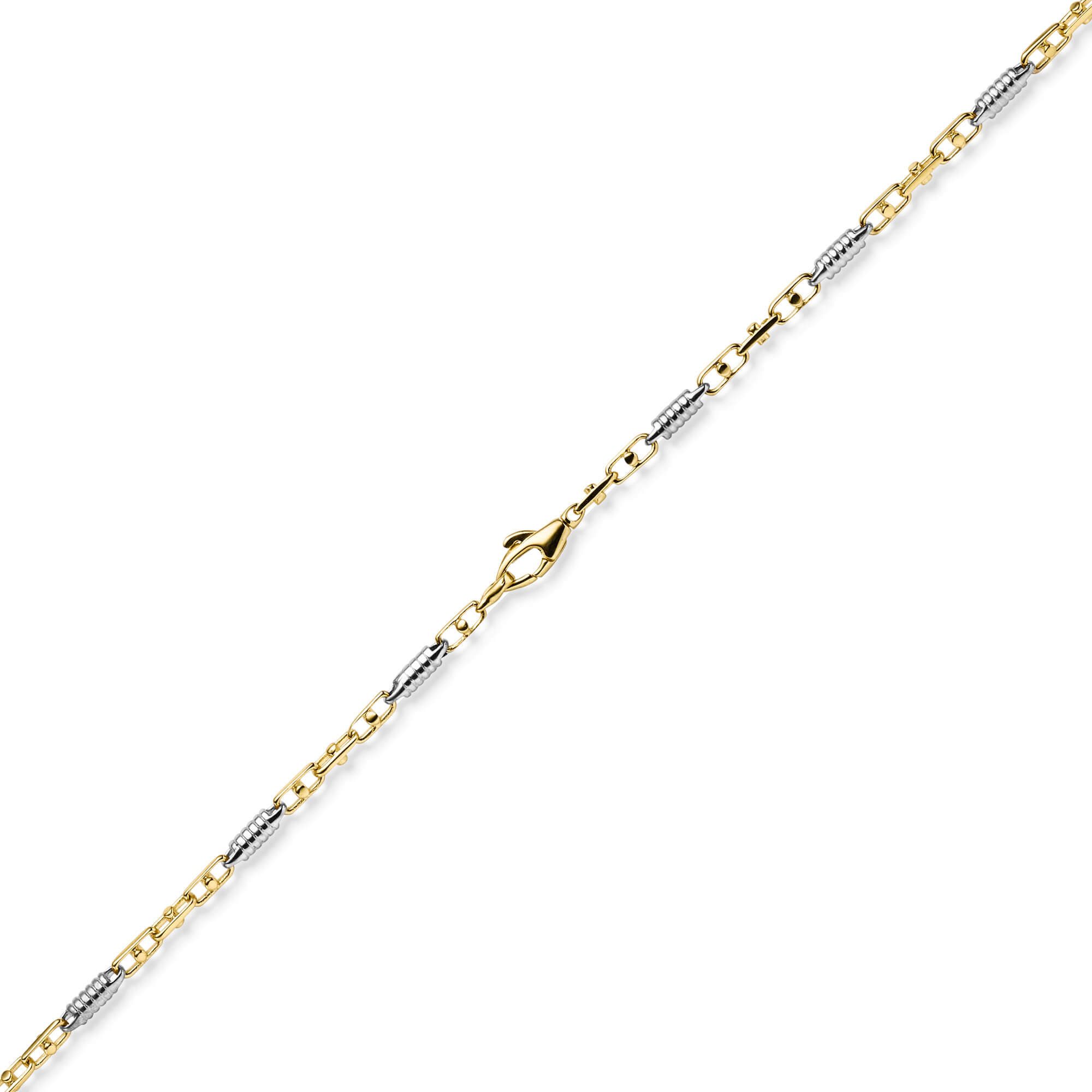 Schmuck Krone Goldarmband 2,5mm Monte Carlo Armband aus 585 Gold bicolor 21 günstig online kaufen