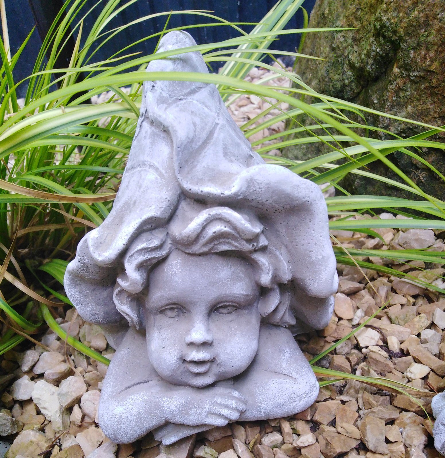 Radami Dekoobjekt Steinfigur Elfe Steinguss frostfest günstig online kaufen