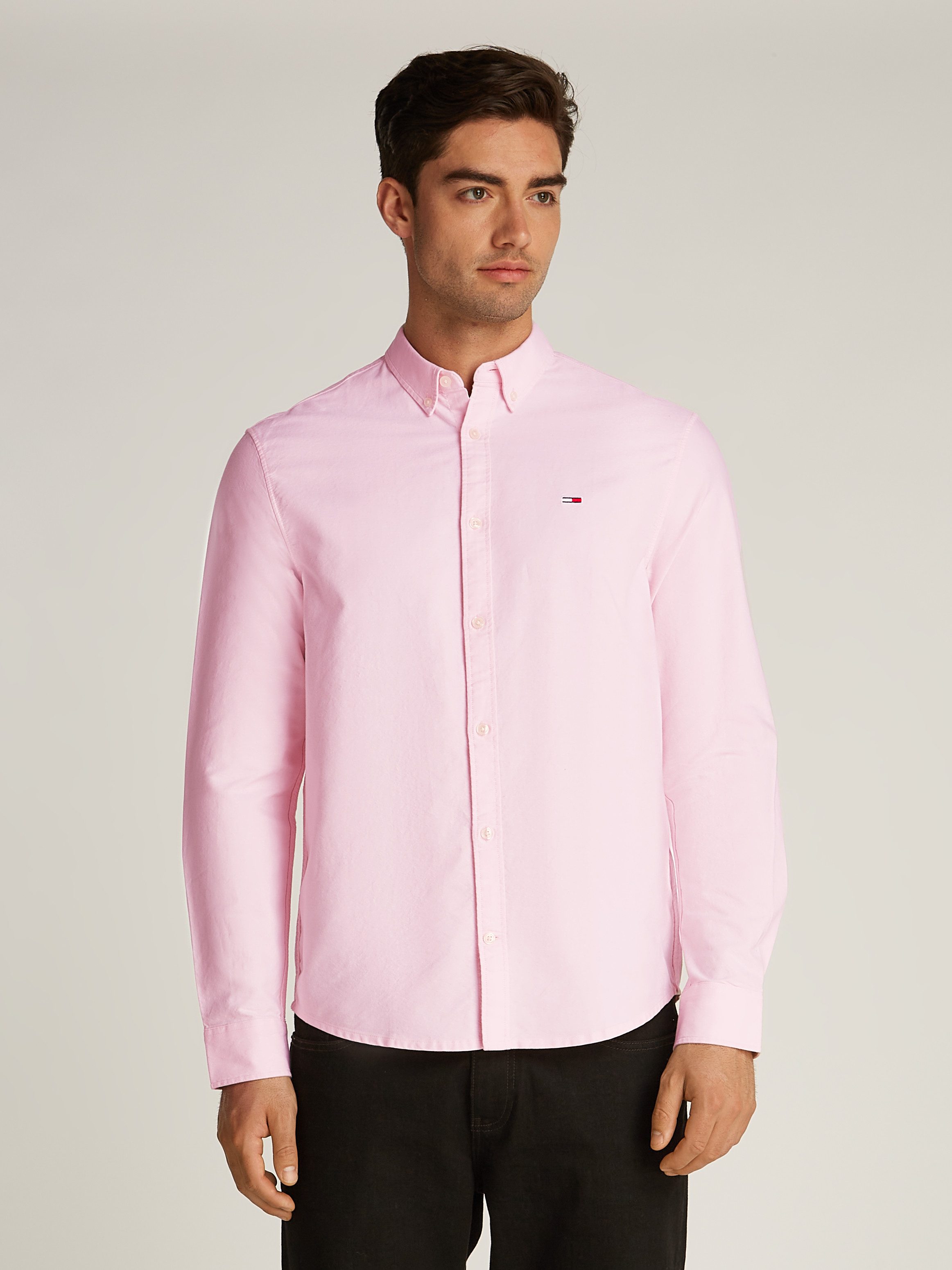 Tommy Jeans Langarmhemd TJM ENTRY REG günstig online kaufen