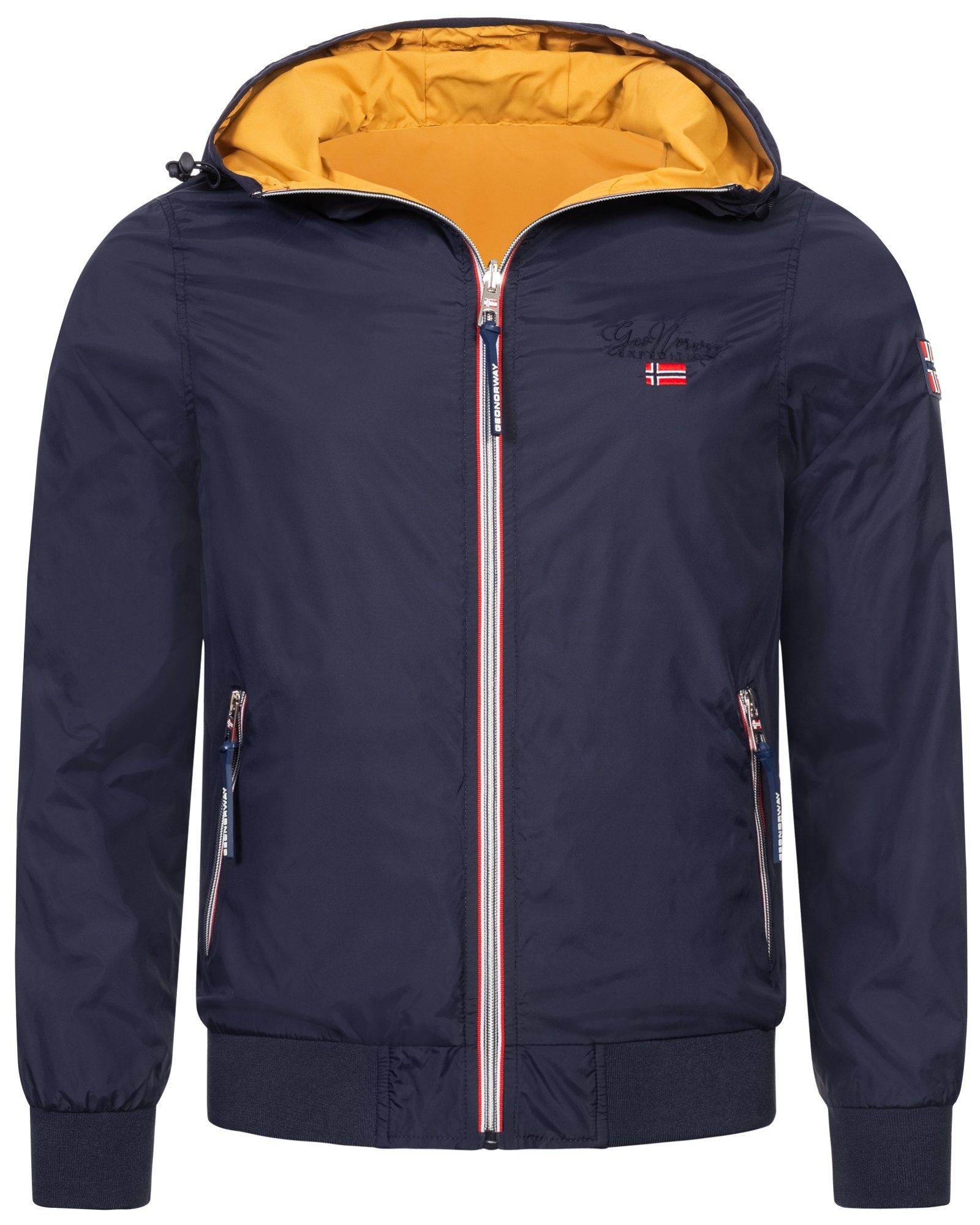 Geographical Norway Steppjacke Übergangsjacke Frühlingsjacke Windbreaker Blouson Sommer Wende Jacke