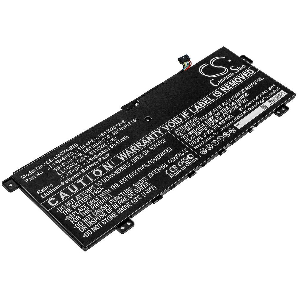 Cameron Sino Lenovo Yoga C740 14 Akku Ersatzakku, 7,72 V, 6500 mAh, 50,18 Wh