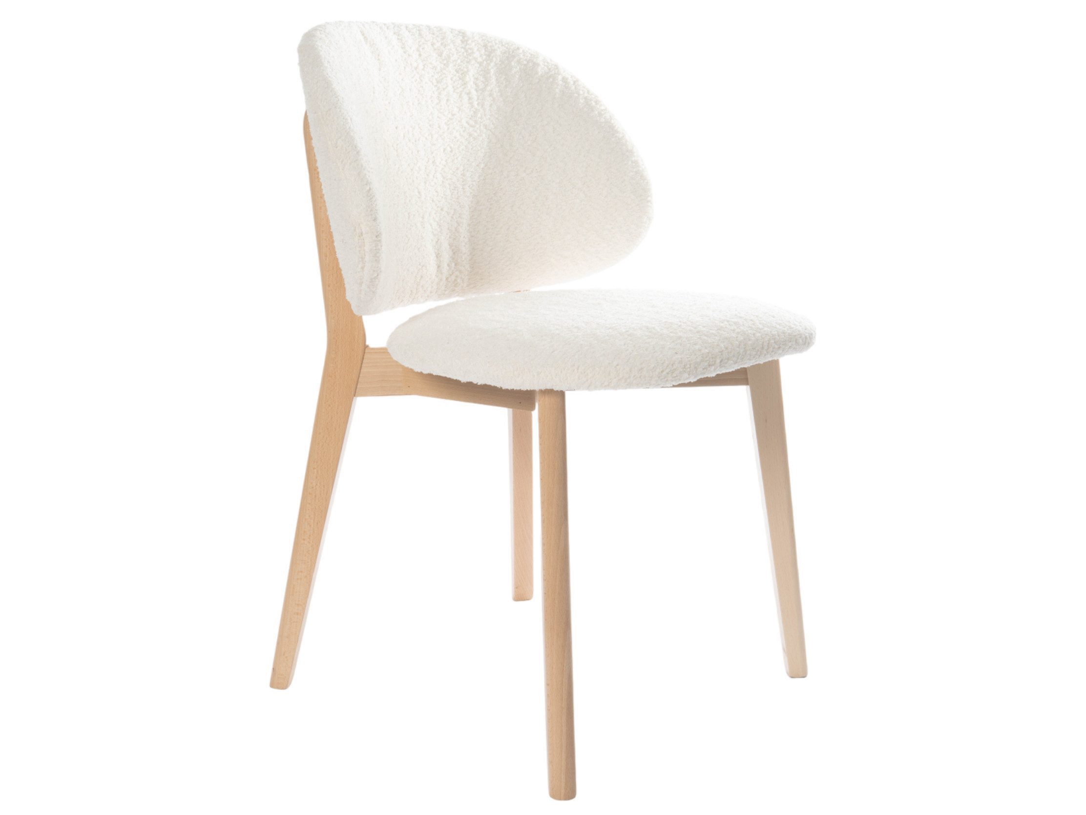 Beautysofa Esszimmerstuhl Bequemer moderner eleganter weicher Stuhl mit gepolstertem Seat ELEN, Widder-Struktur-Gewebe