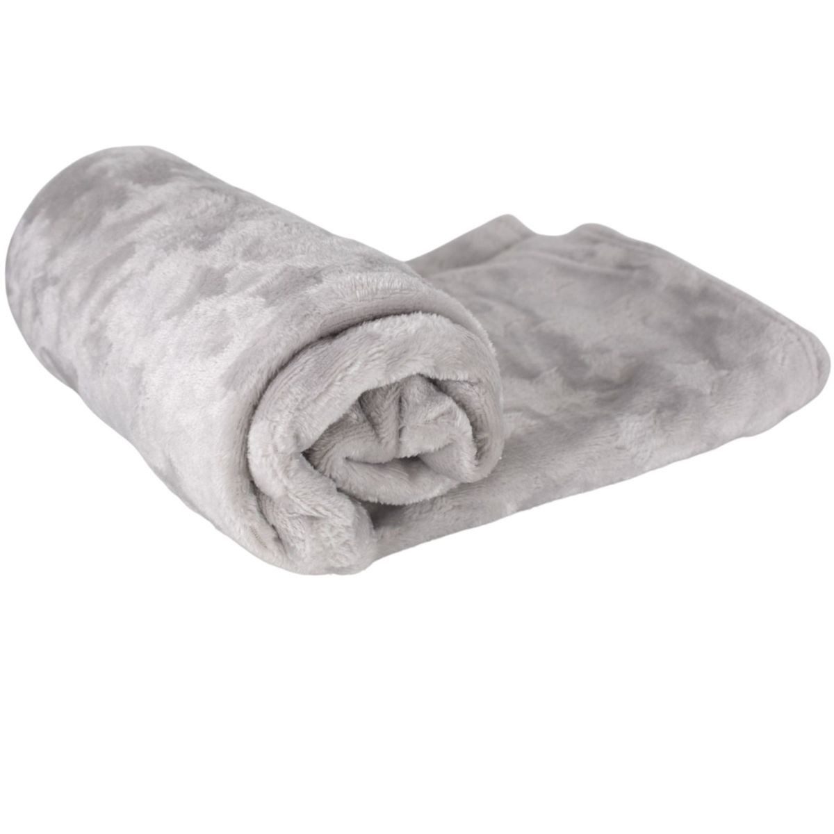 Wohndecke Couchdecke mit Herzen/Sternen 100 x 150 cm Flanell Wohndecke, VIVA, verschiedene Farben