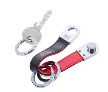 TROIKA Schlüsselanhänger Schlüsselanhänger mit abgerundetem "Twist-Verschluss" TWISTER STYLE RE