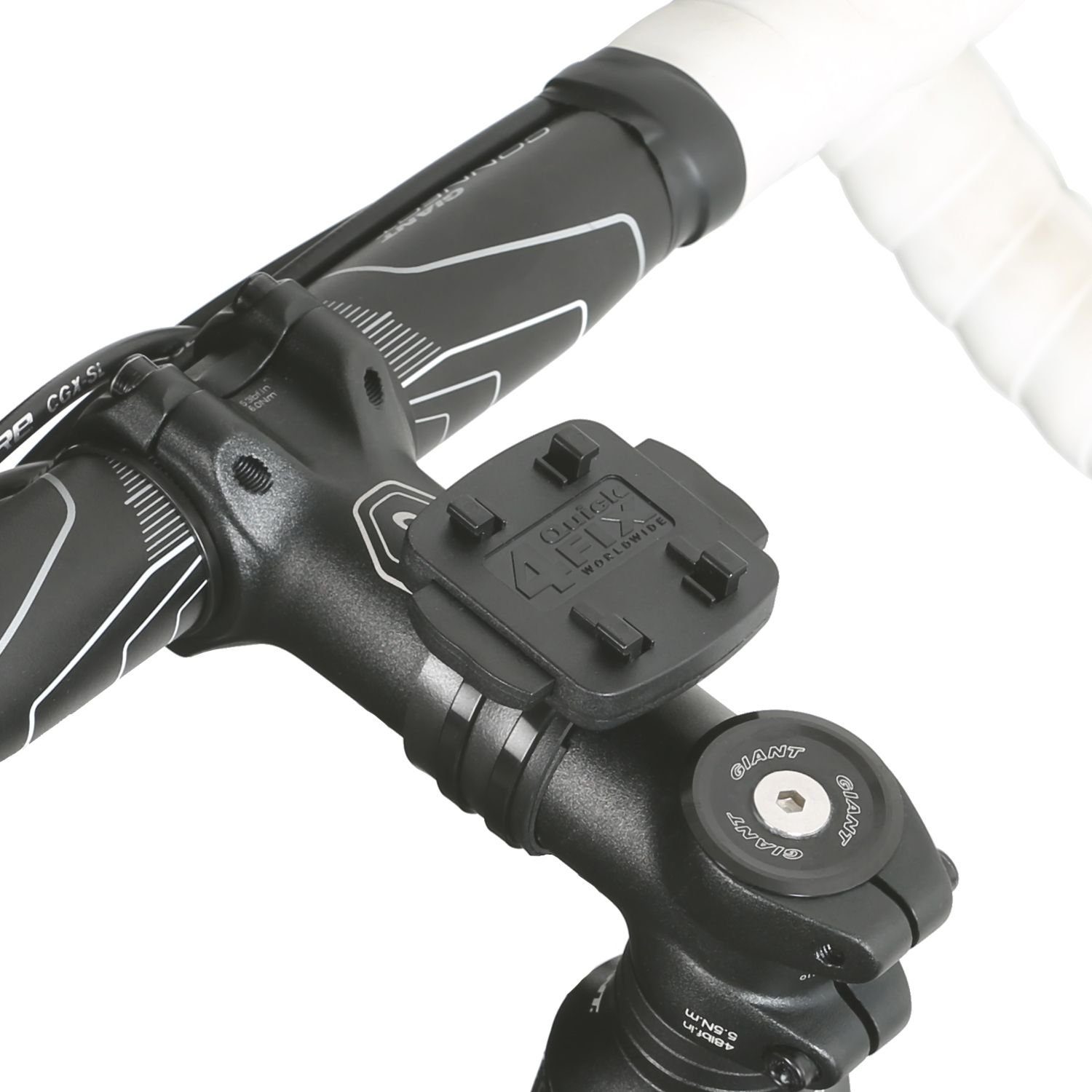 Wicked Chili Navigationsgeräte-Halterung Fahrradhalterung für Teasi Navi Geräte, Made in Germany, (1er Set, Fahrrad-Lenkerbefestigung mit Adapterplatte für Teasi One4 / One3 / On)