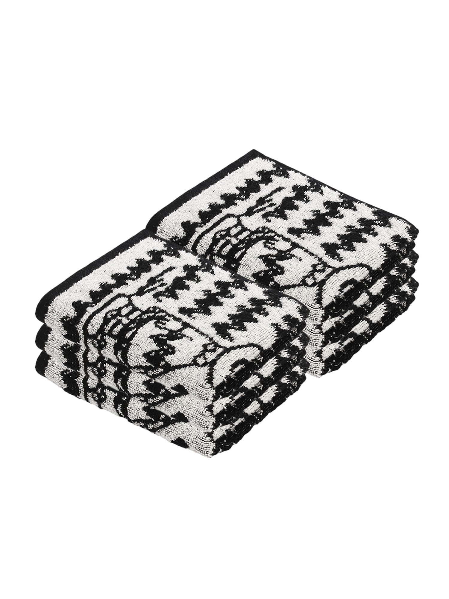 Vossen Gästehandtücher 2er Pack Gästehandtuch Charlie Brown, Webfrottier (Packung, 6-St), Charlies Zickzack Design, ein Hauch Kindheitserinnerung für jeden Tag