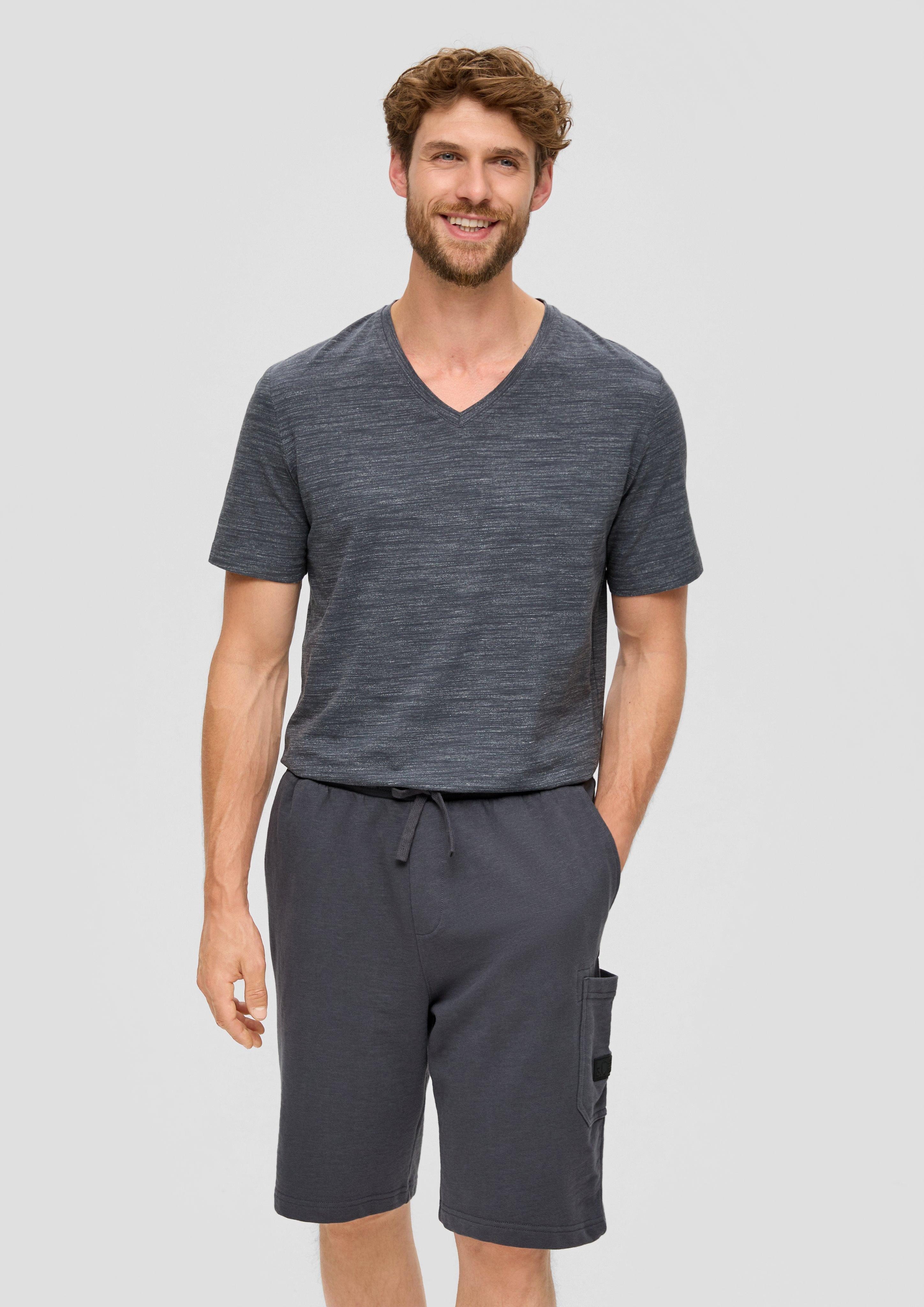 s.Oliver Bermudas Lässige Sweatshorts aus Flammgarn günstig online kaufen
