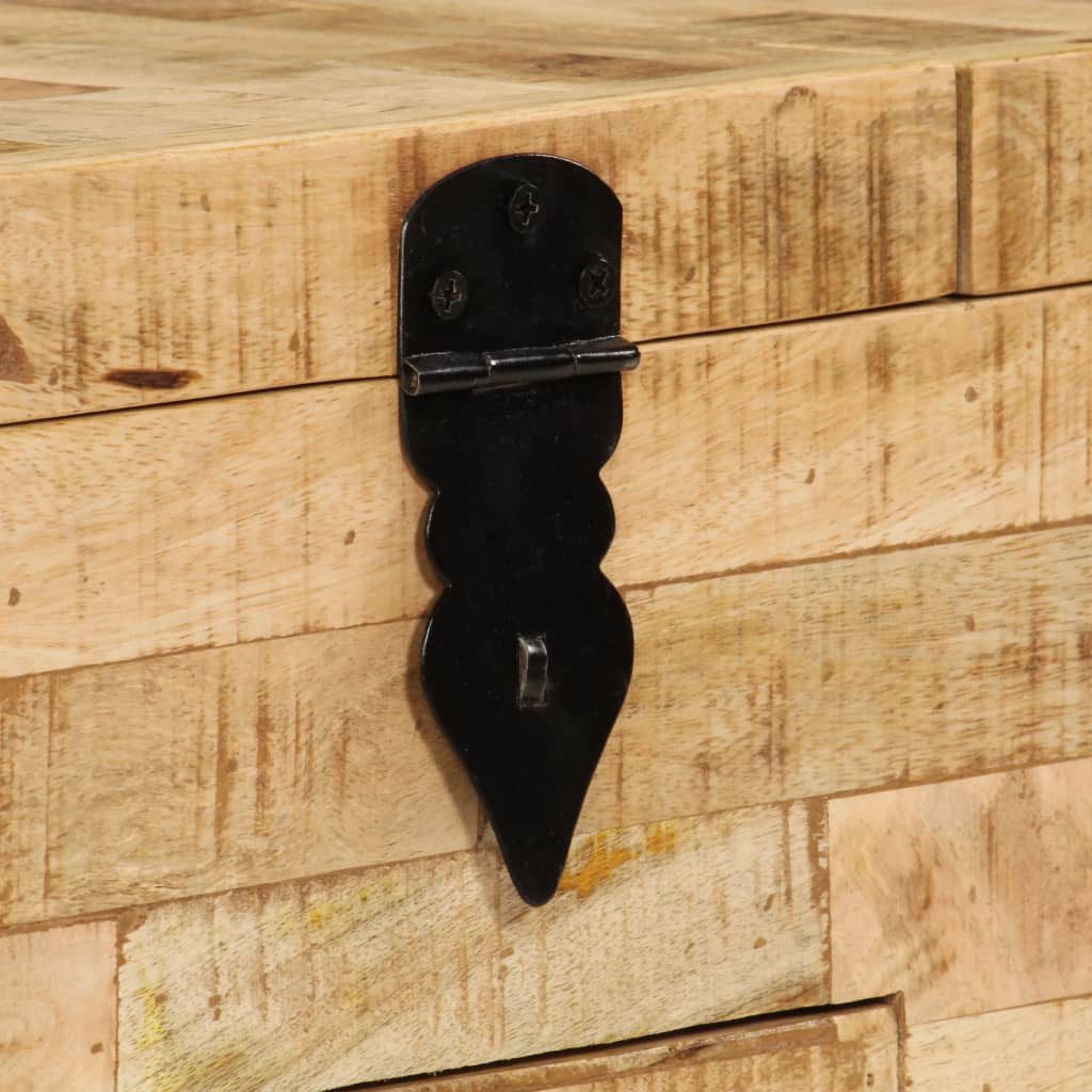 vidaXL Couchtisch Couchtisch Massivholz 80x40x35 cm (1-St)