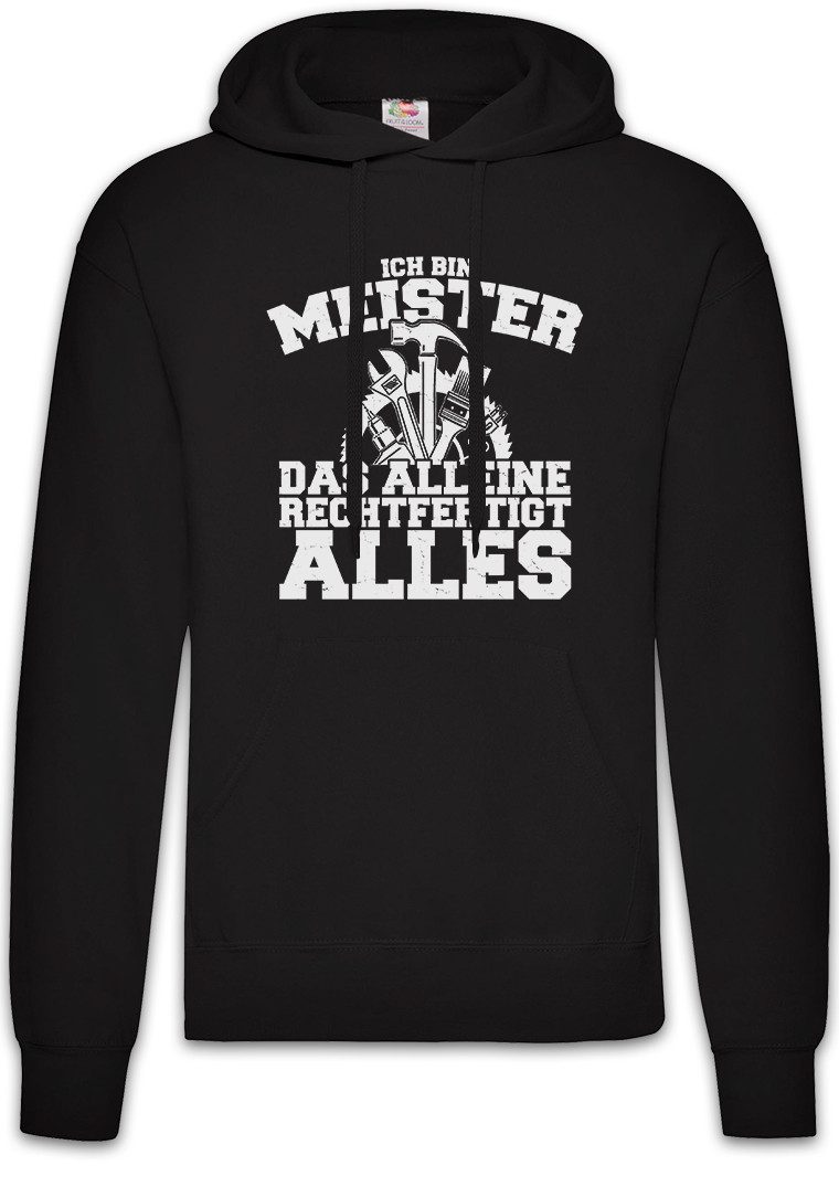 Urban Backwoods Hoodie Meister Handwerker Herren Hoodie Maurer Schreiner Beruf Handwerk Zunft (1-tlg) Baustelle Bau Arbeiter