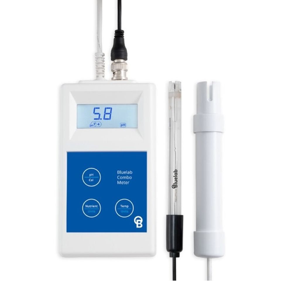 Bluelab Corporation pH-Messgerät Combo Meter, 3-in-1 Messgerät für pH, EC und Temperatur