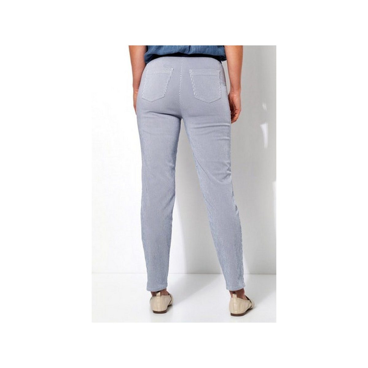 TONI (1-tlg) grau 5-Pocket-Jeans