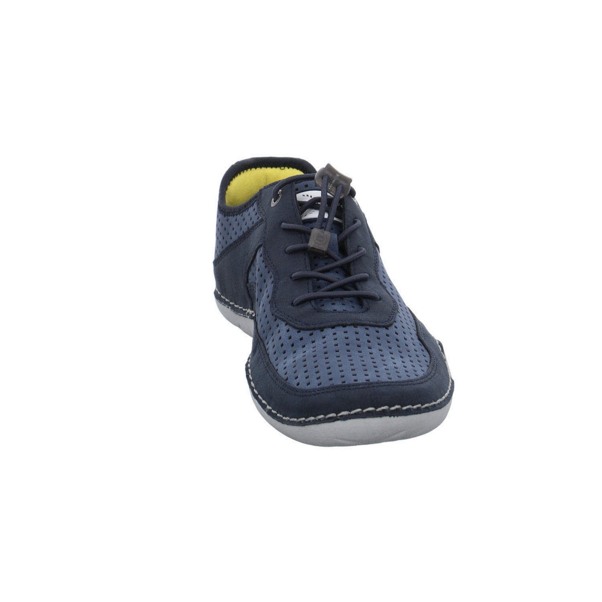 Synthetikkombination blue blue Schnürschuh Schuhe dark / bugatti Sneaker Stinger Herren Sneaker Slip-On
