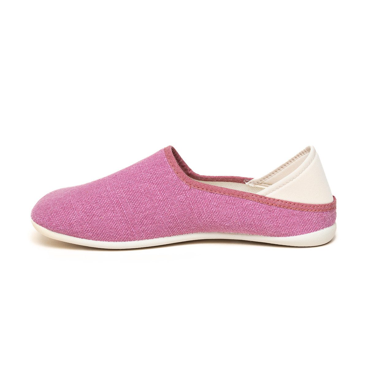 Gottstein Linen Slip-On Hausschuh (1-tlg) Hausschuh - Gefühl wie Barfuß laufen, Aus recyceltem Leinenstoff