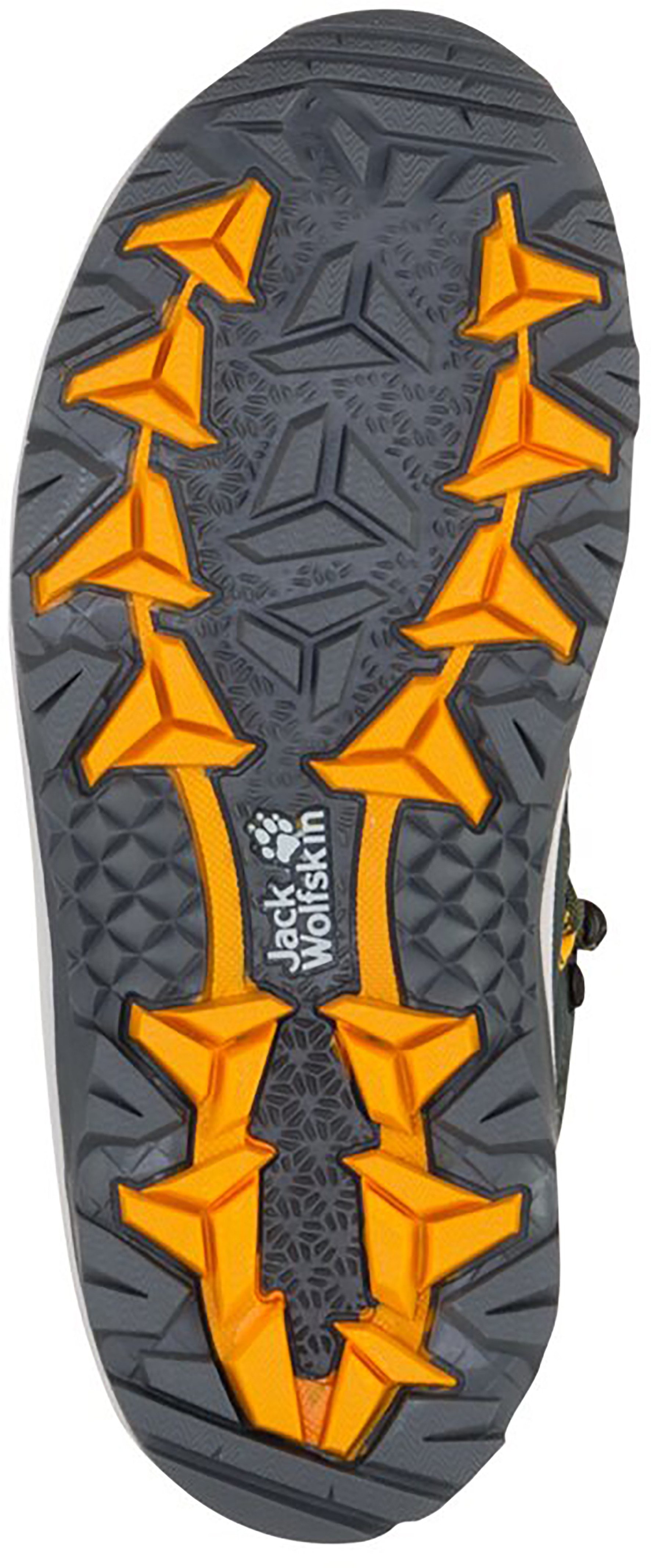 Wolfskin TEXAPORE oliv-orange wasserdicht K VOJO Wanderschuh Jack MID