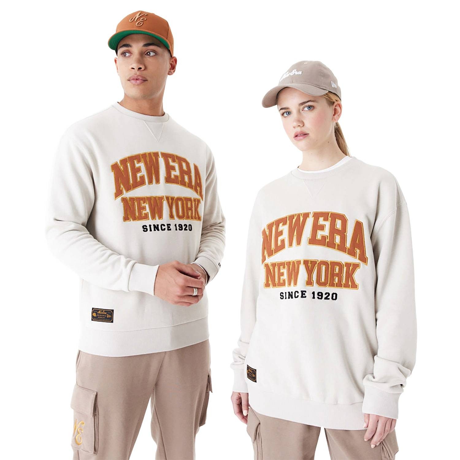 New Era Sweater Sweatpulli New Era Arch Graphic (1-tlg) "New Era New York Since 1920" Schriftzug
