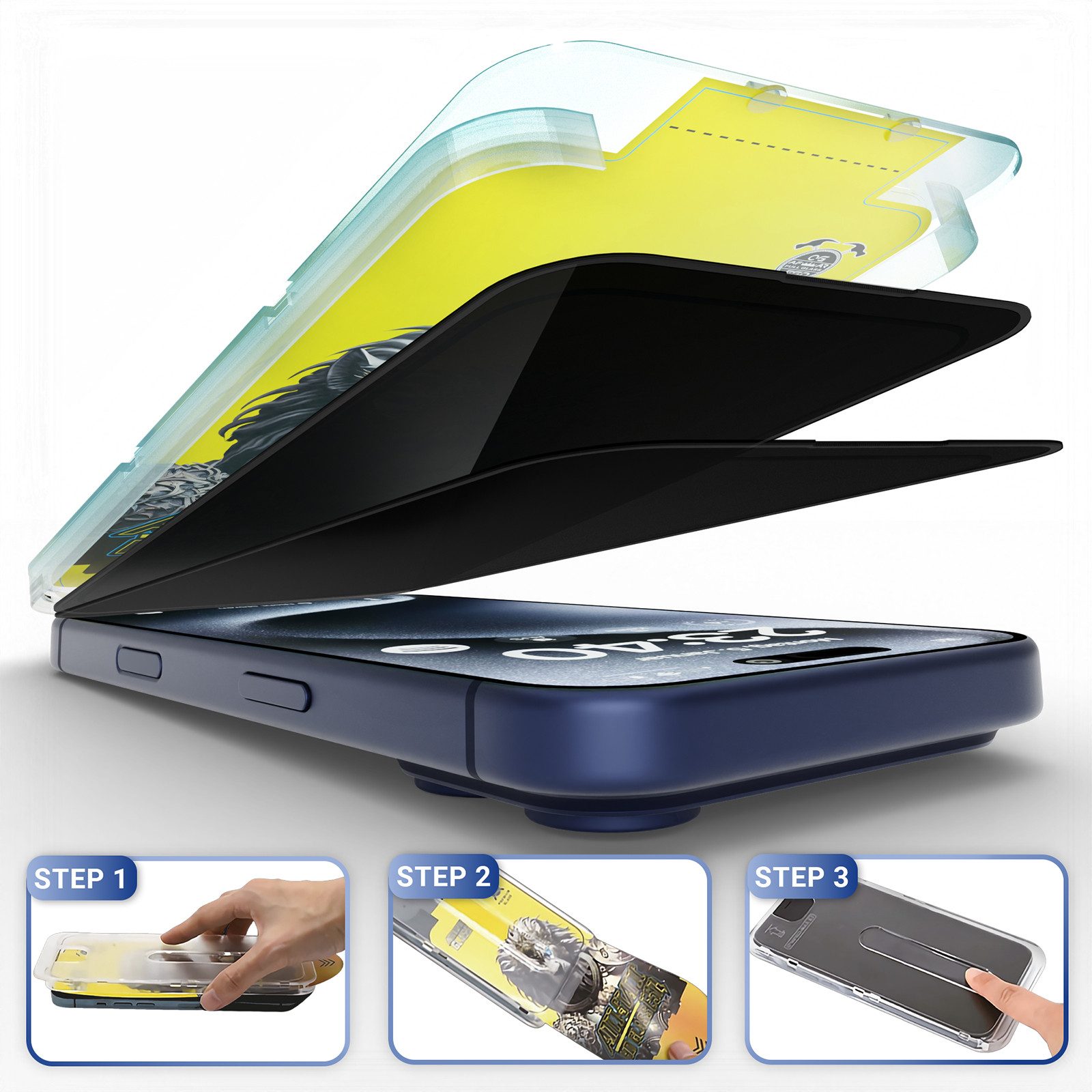 GreenHec Displayschutzglas Panzerfolie Sichtschutz iPhone 17 16 15 14 13 Pro Max Displayschutz 9H für iPhone 13 Pro Max, Spar-Set, 12 11 X Air, Privacy Glas Anti Spy, Schutz transparent, stoßfest