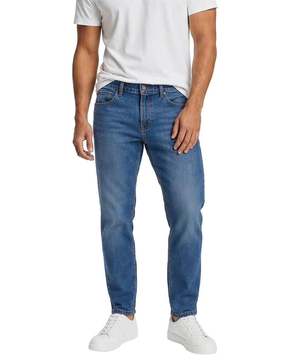 Jack & Jones Straight-Jeans JACK & JONES Herren Jeans Tapered Fit Tapered Fit, locker am Oberschenkel, schmal zulaufendes Bein
