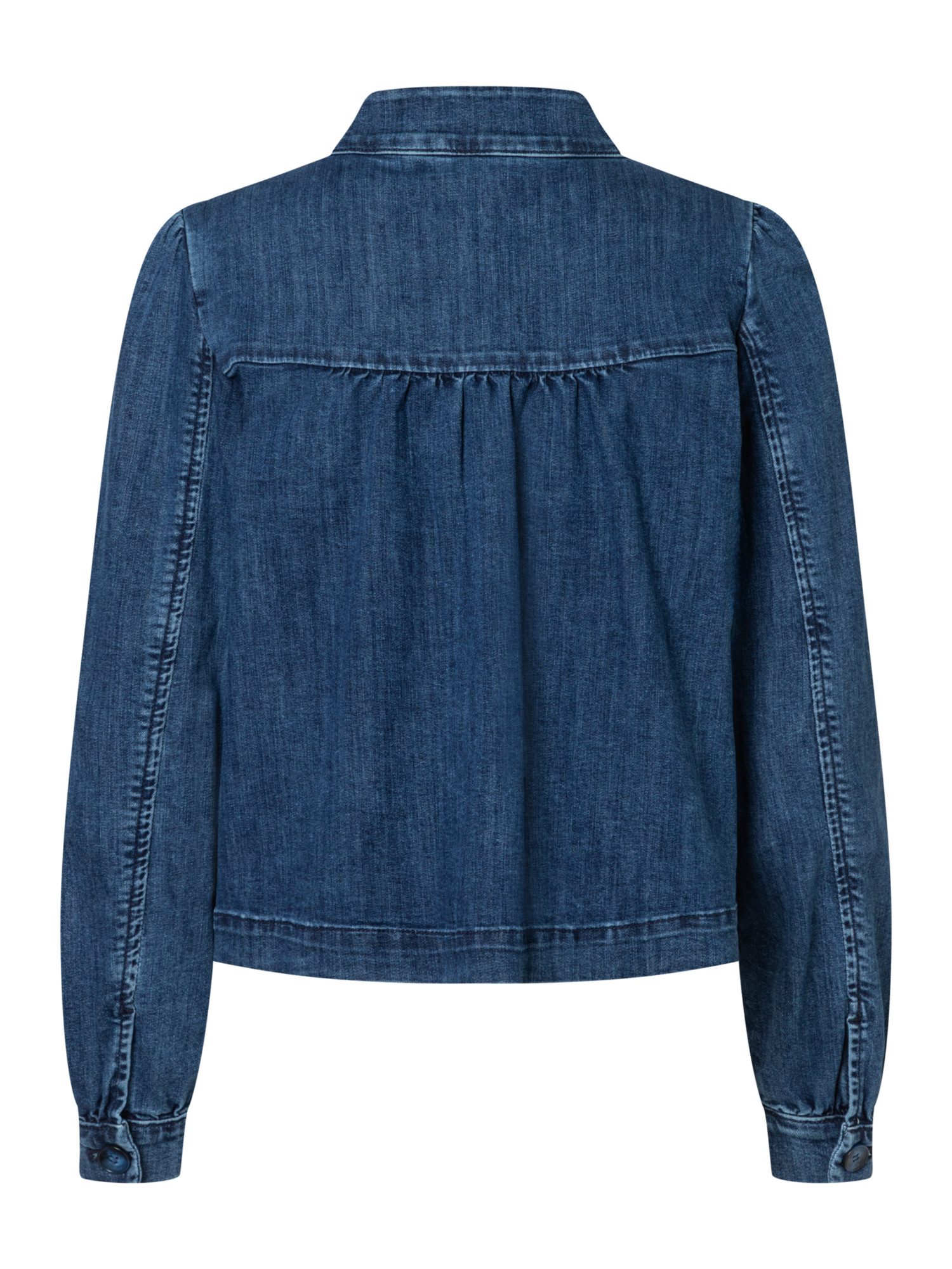 MORE&MORE Jeansjacke feminine, weite Jeansjacke