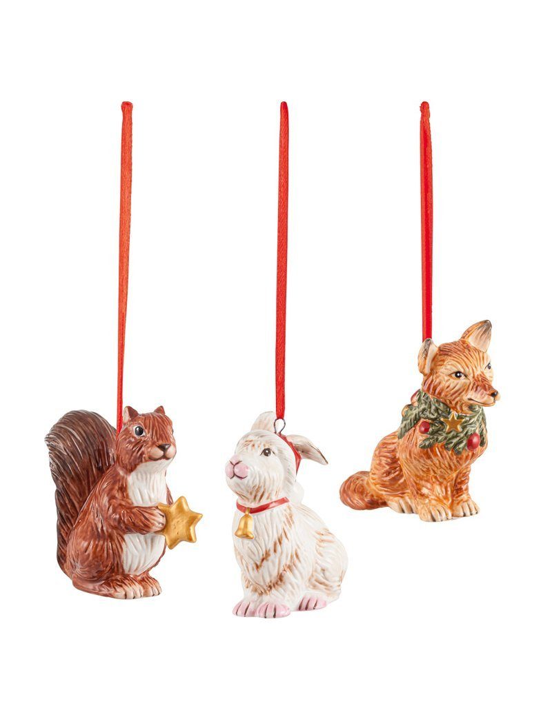 Villeroy & Boch Christbaumschmuck »Nostalgic Ornaments Waldtiere« (3