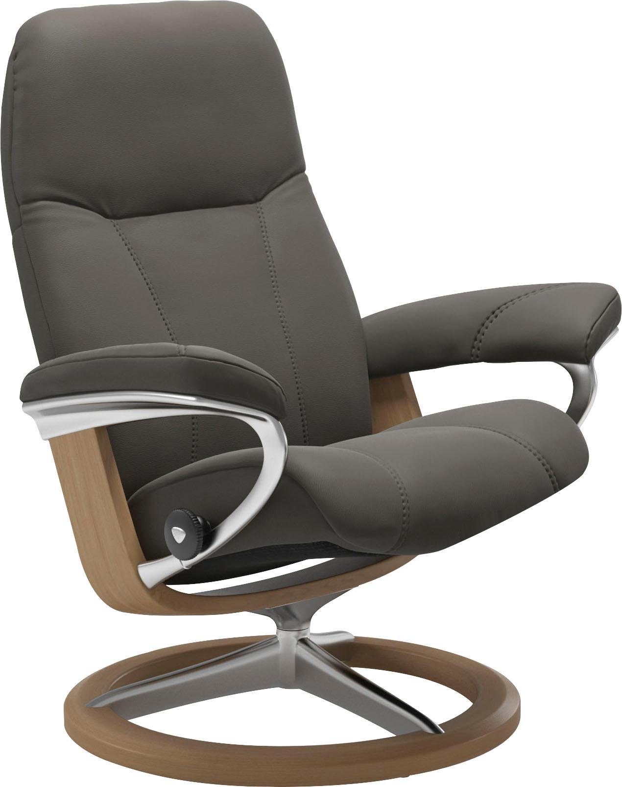 Eiche Consul, Stressless® Signature mit Relaxsessel Base, Größe S, Gestell