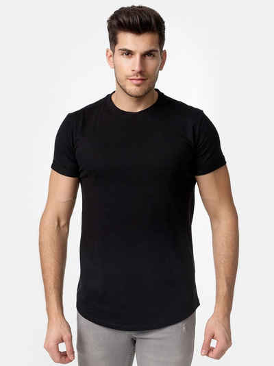 Tazzio T-Shirt E105 Herren Basic Rundhalsshirt