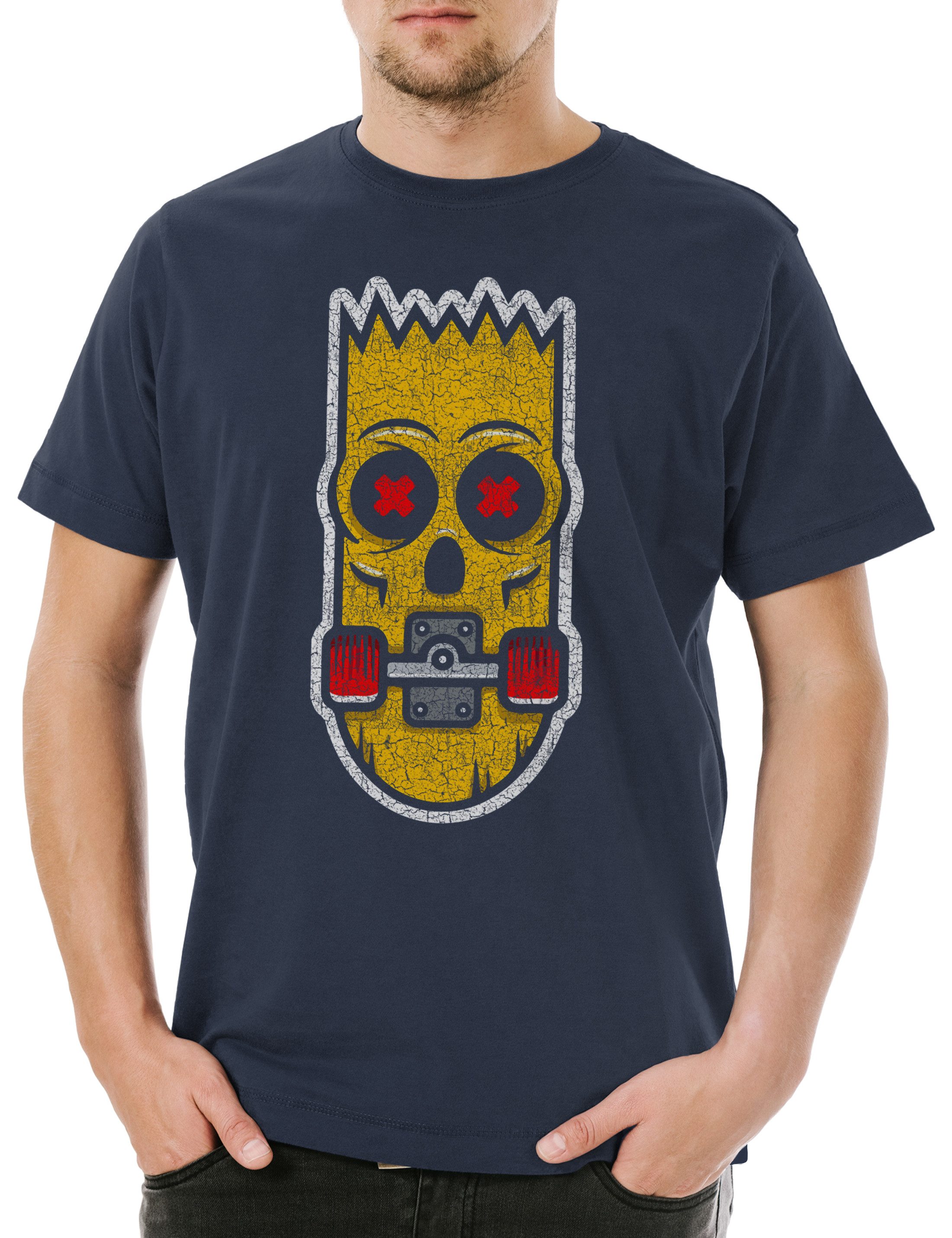 Urban Backwoods Print-Shirt Bart Skate Herren günstig online kaufen