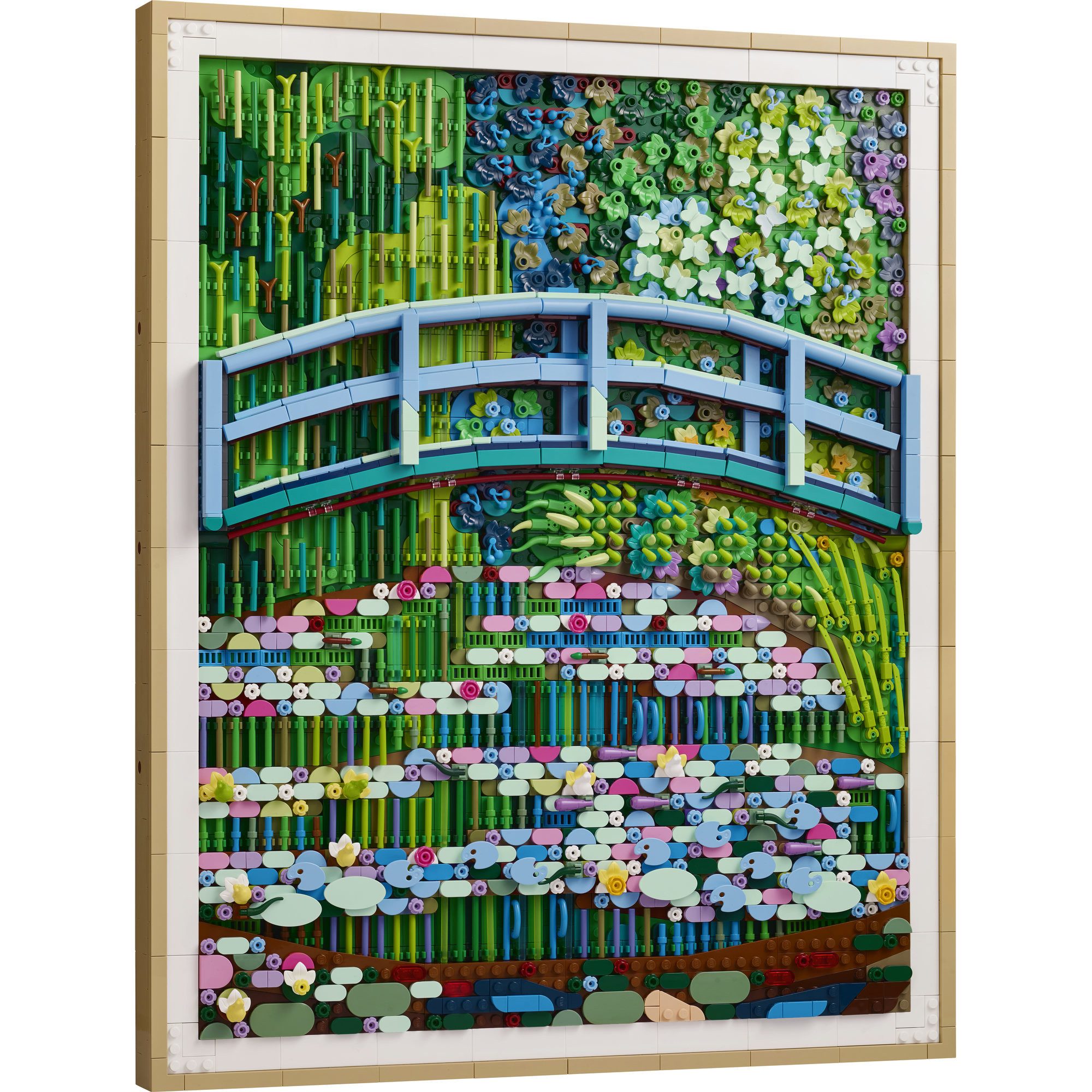 LEGO® Claude Monet – Brücke über einen Seerosenteich (31220), LEGO ART Konstruktionsspielsteine, (3179 St)